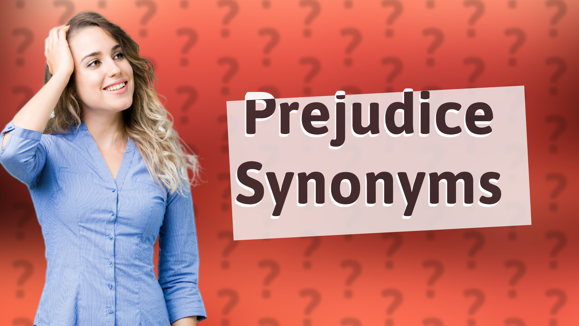 Prejudice Synonyms