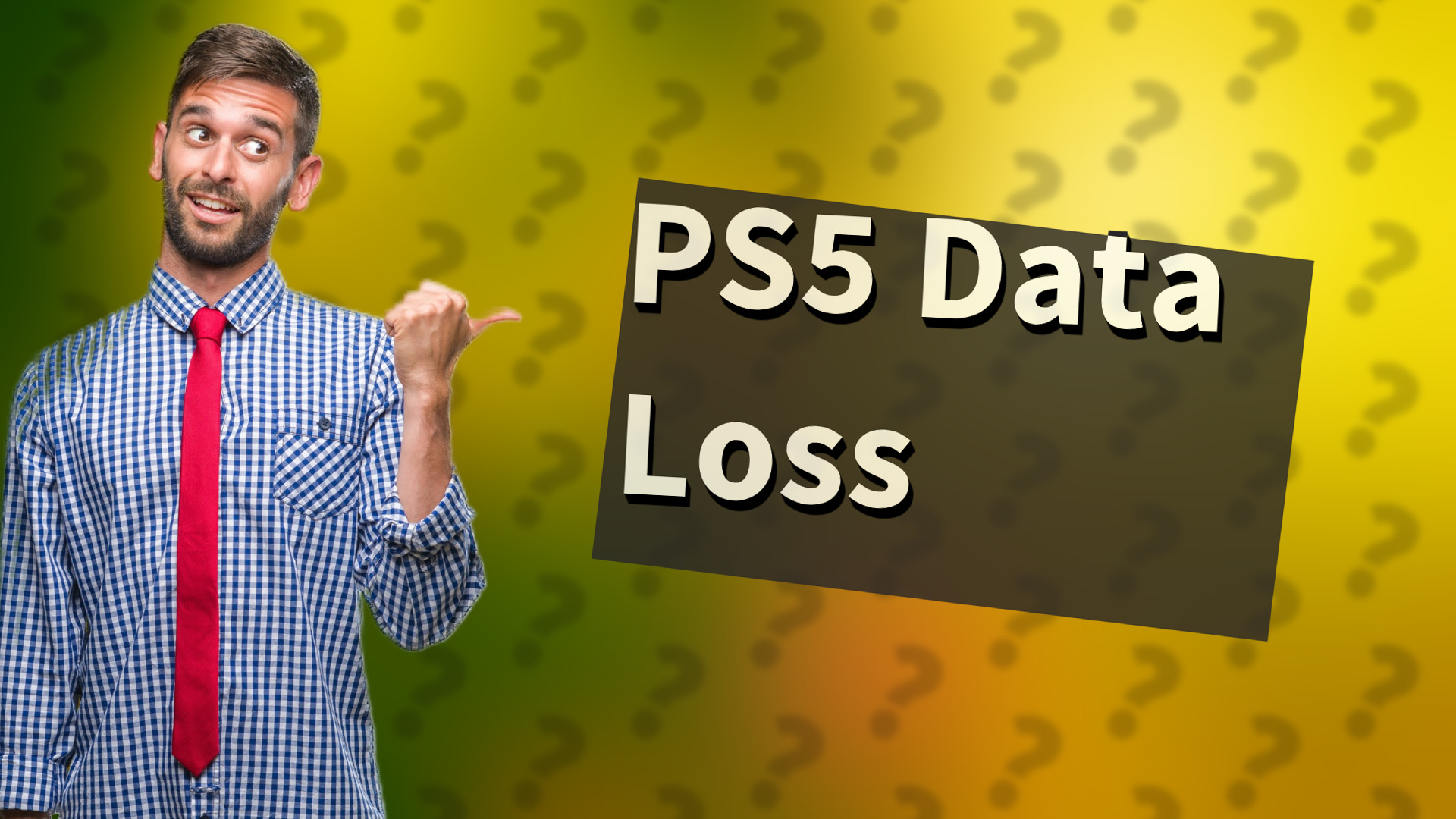 PS5 Data Loss