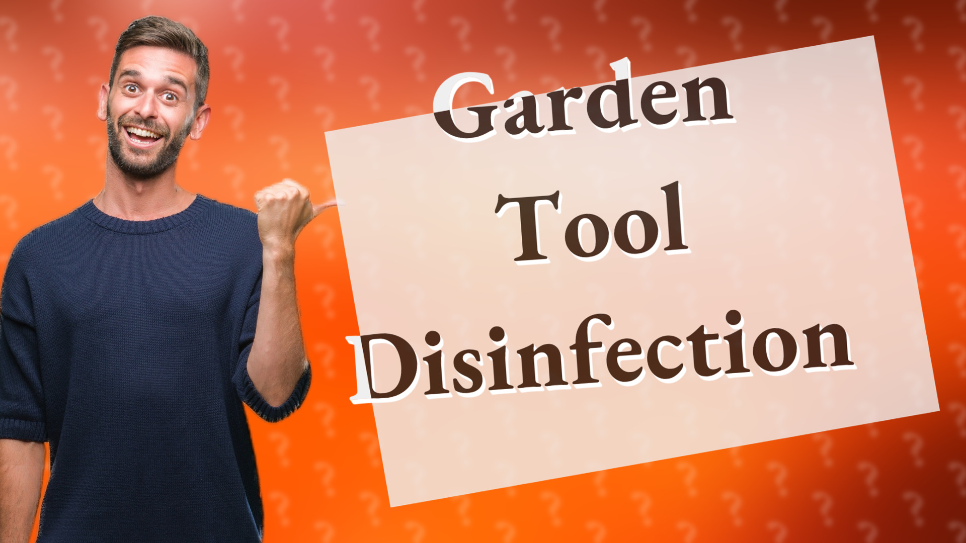 Garden Tool Disinfection
