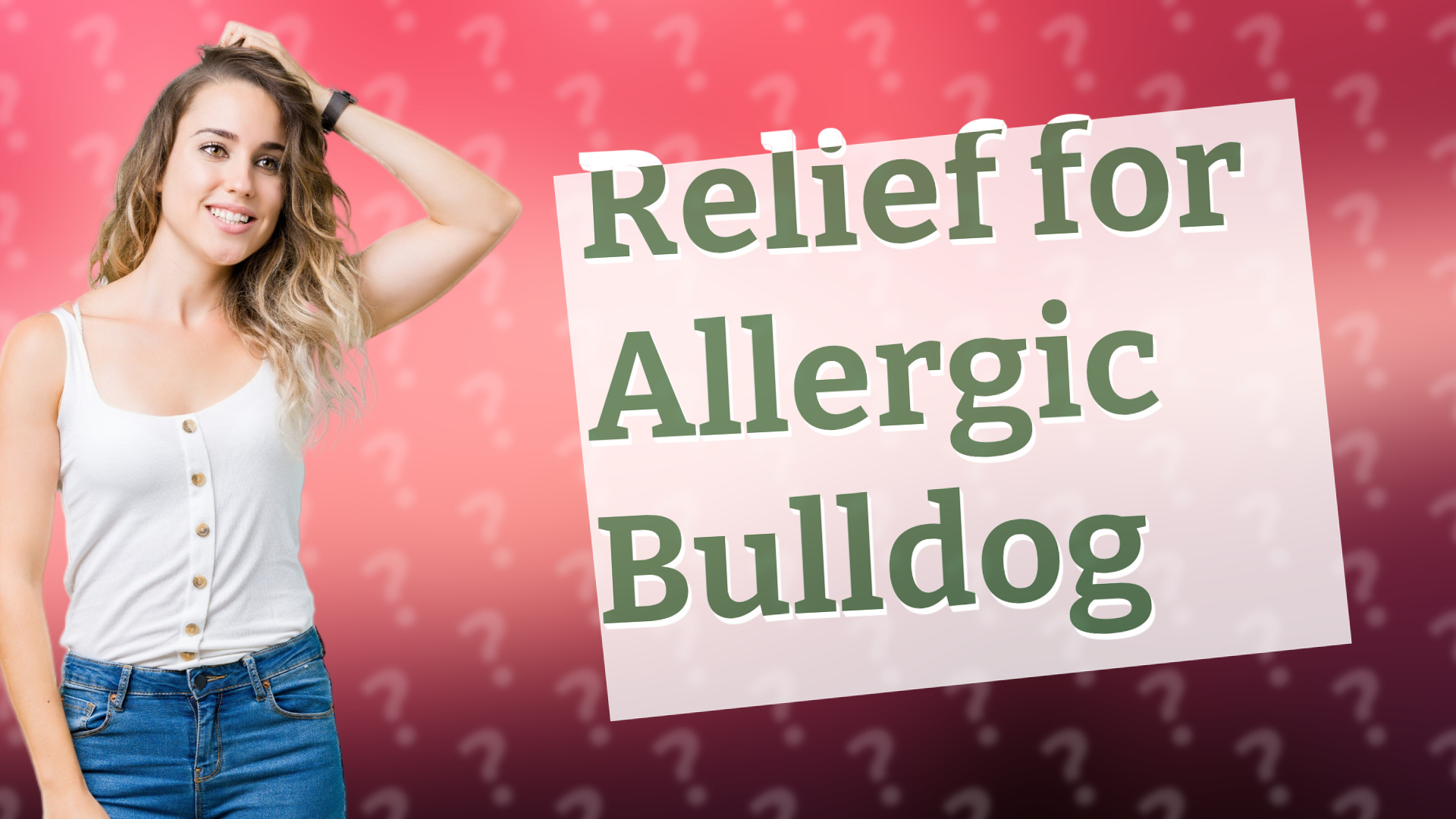 Relief for Allergic Bulldog