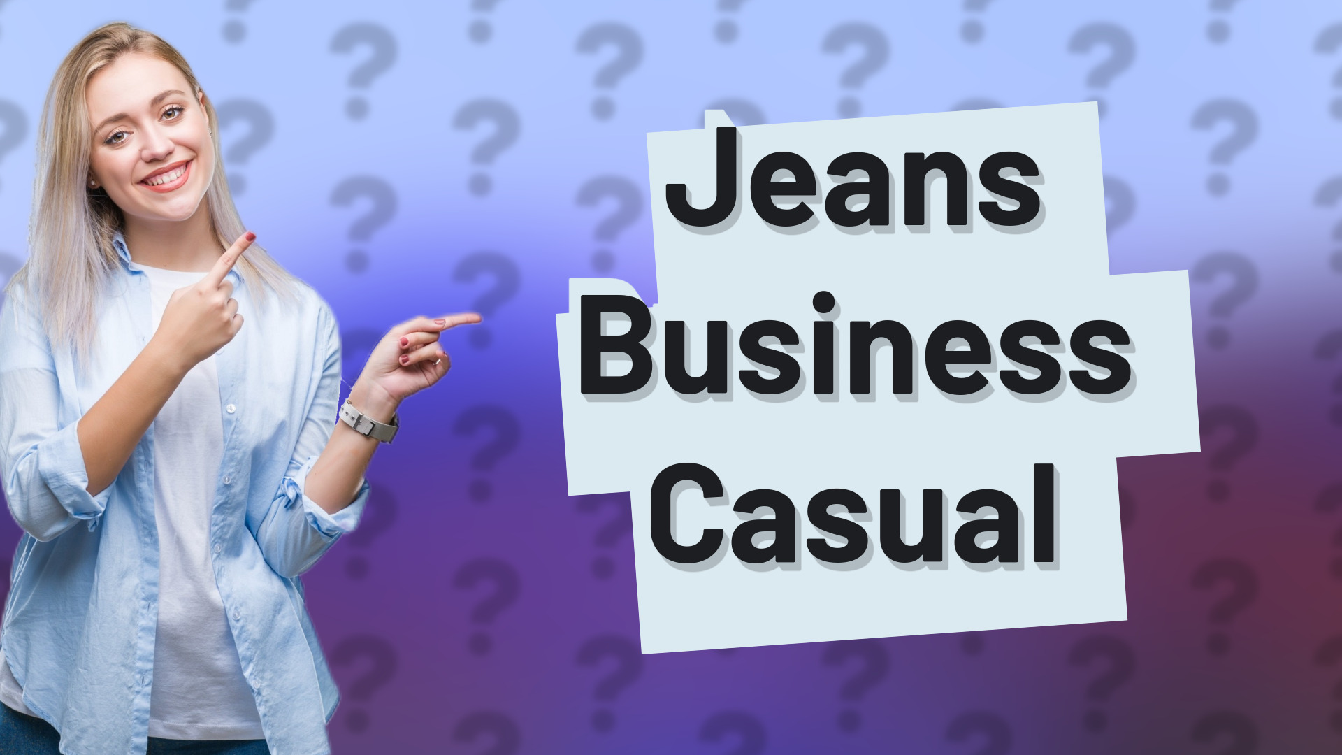 Jeans Business Casual