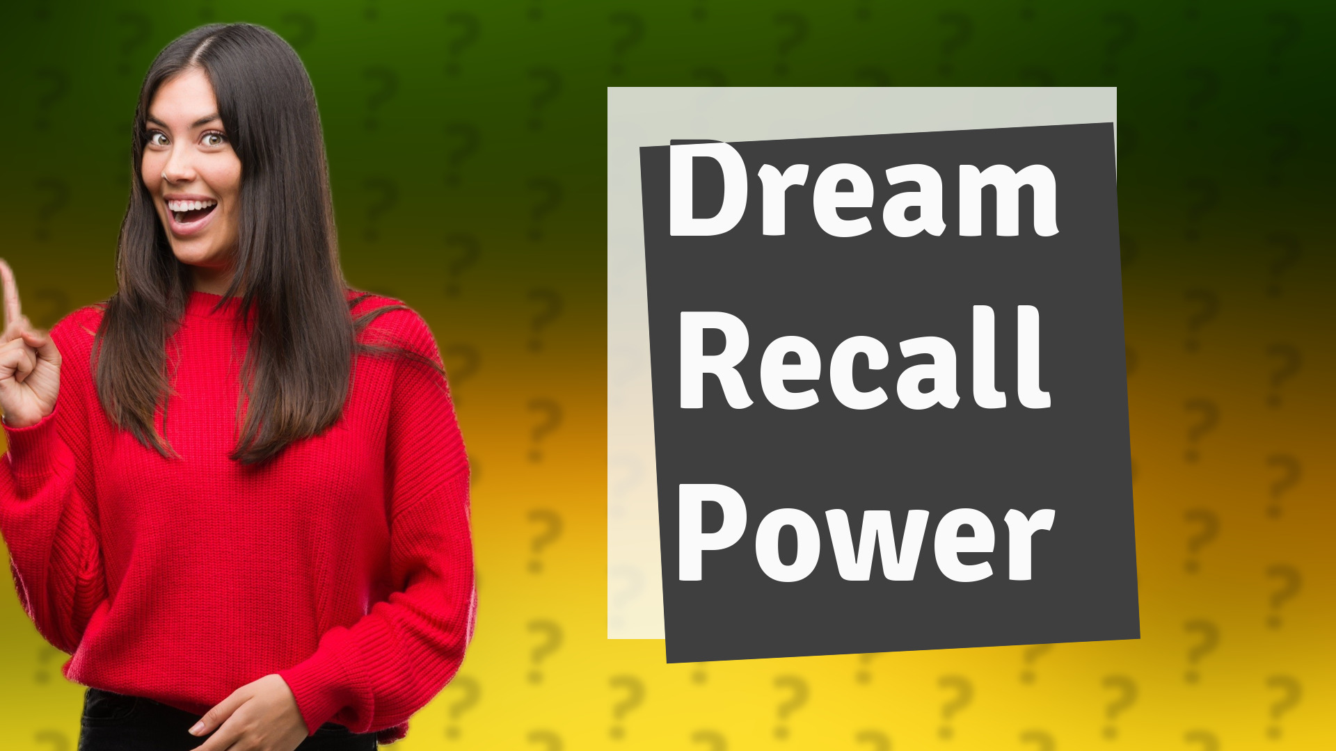 Dream Recall Power