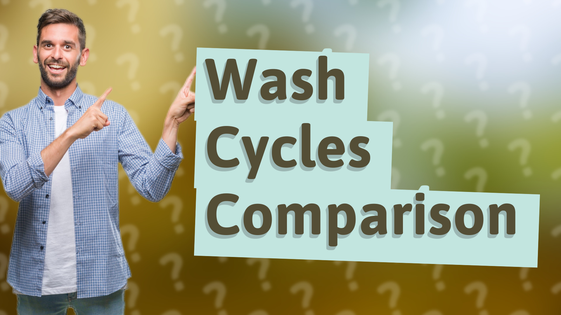 Wash Cycles Comparison