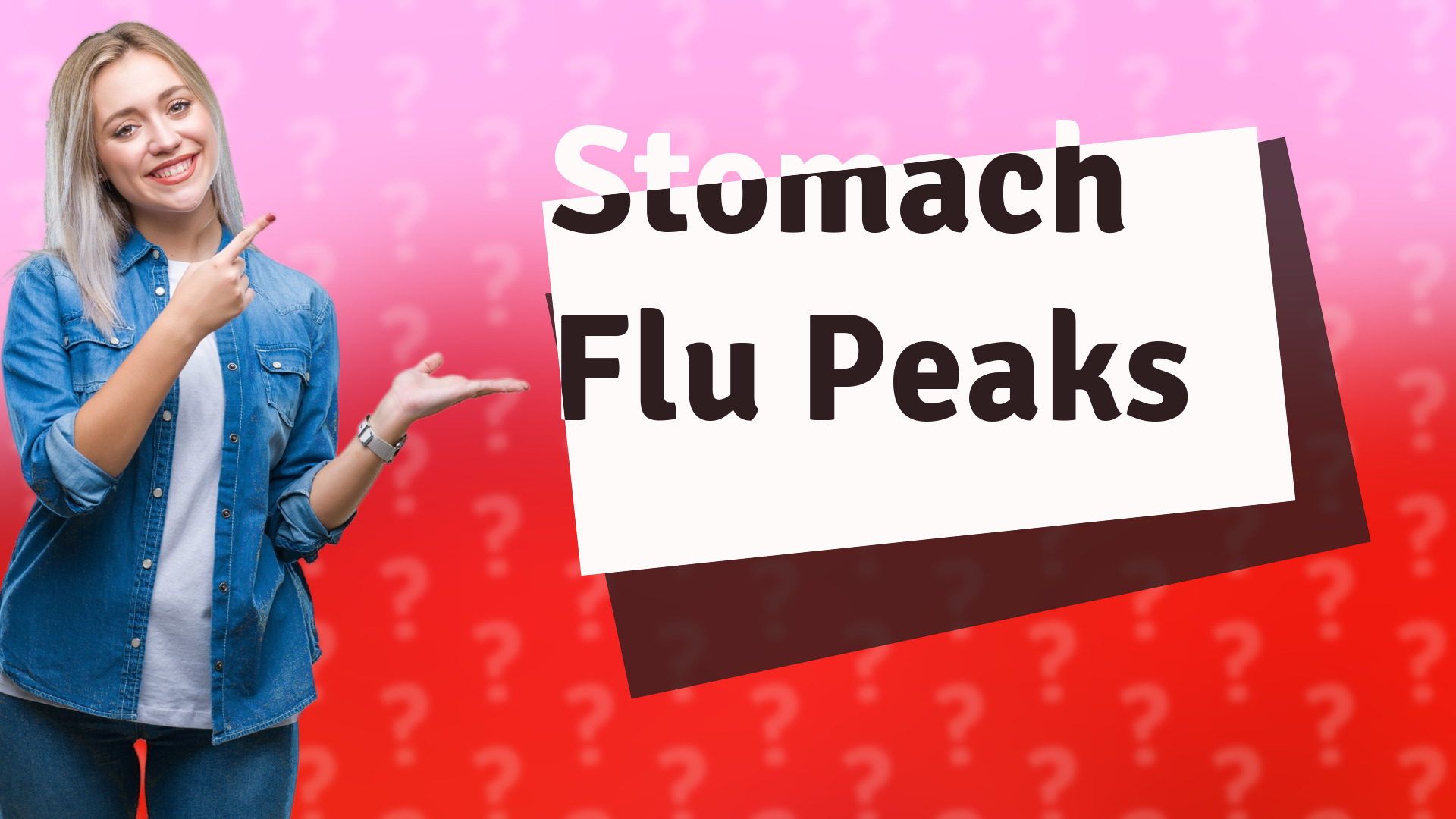 Stomach Flu Peaks