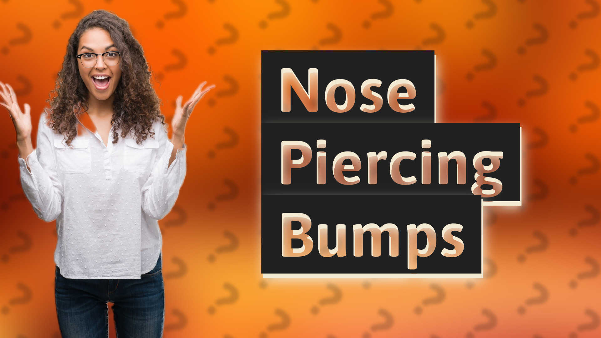 Nose Piercing Bumps