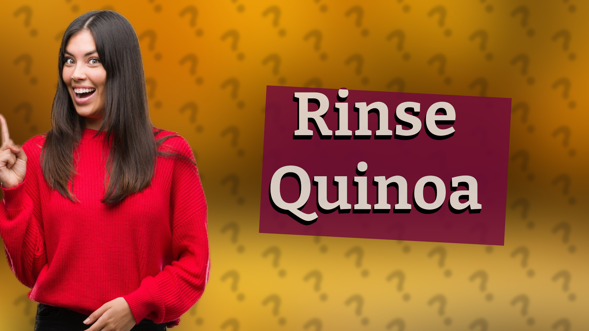Rinse Quinoa