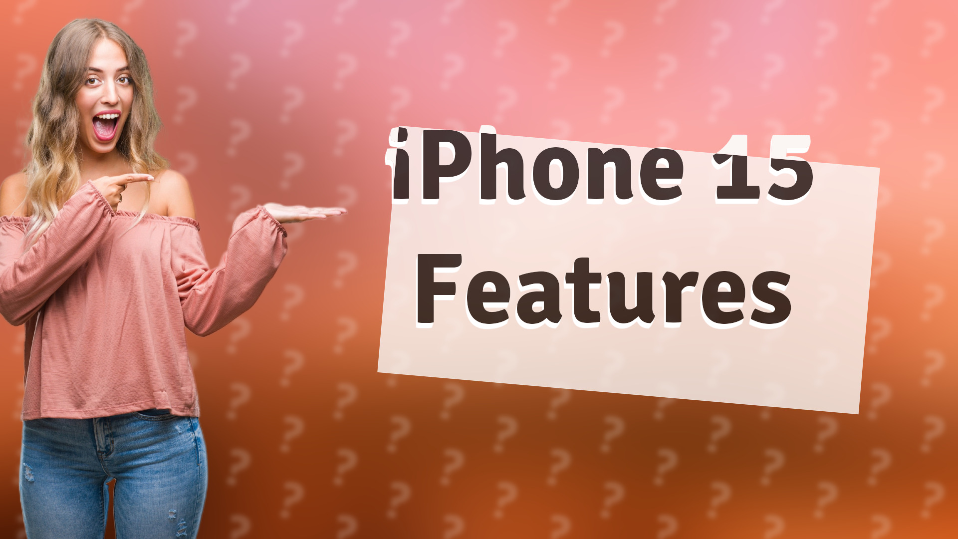 iPhone 15 Features