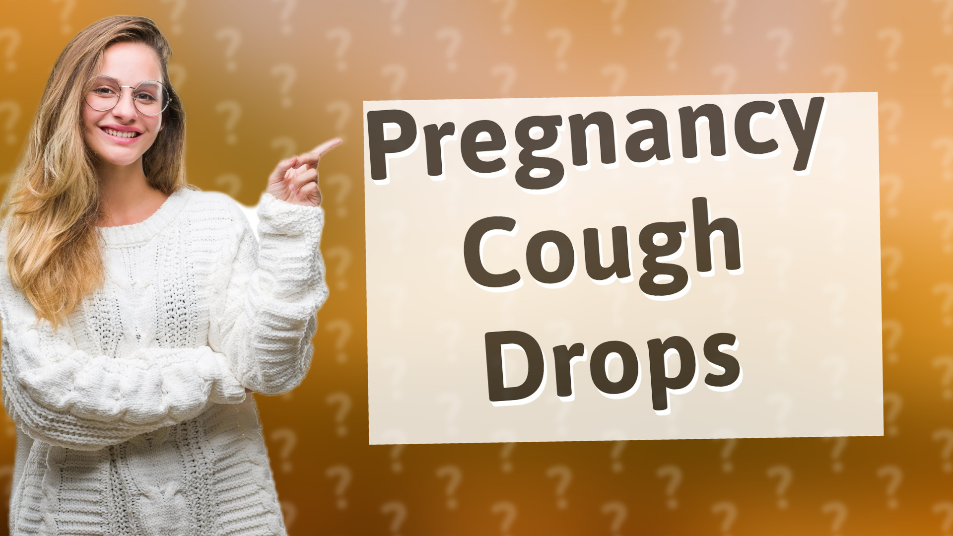 Pregnancy Cough Drops