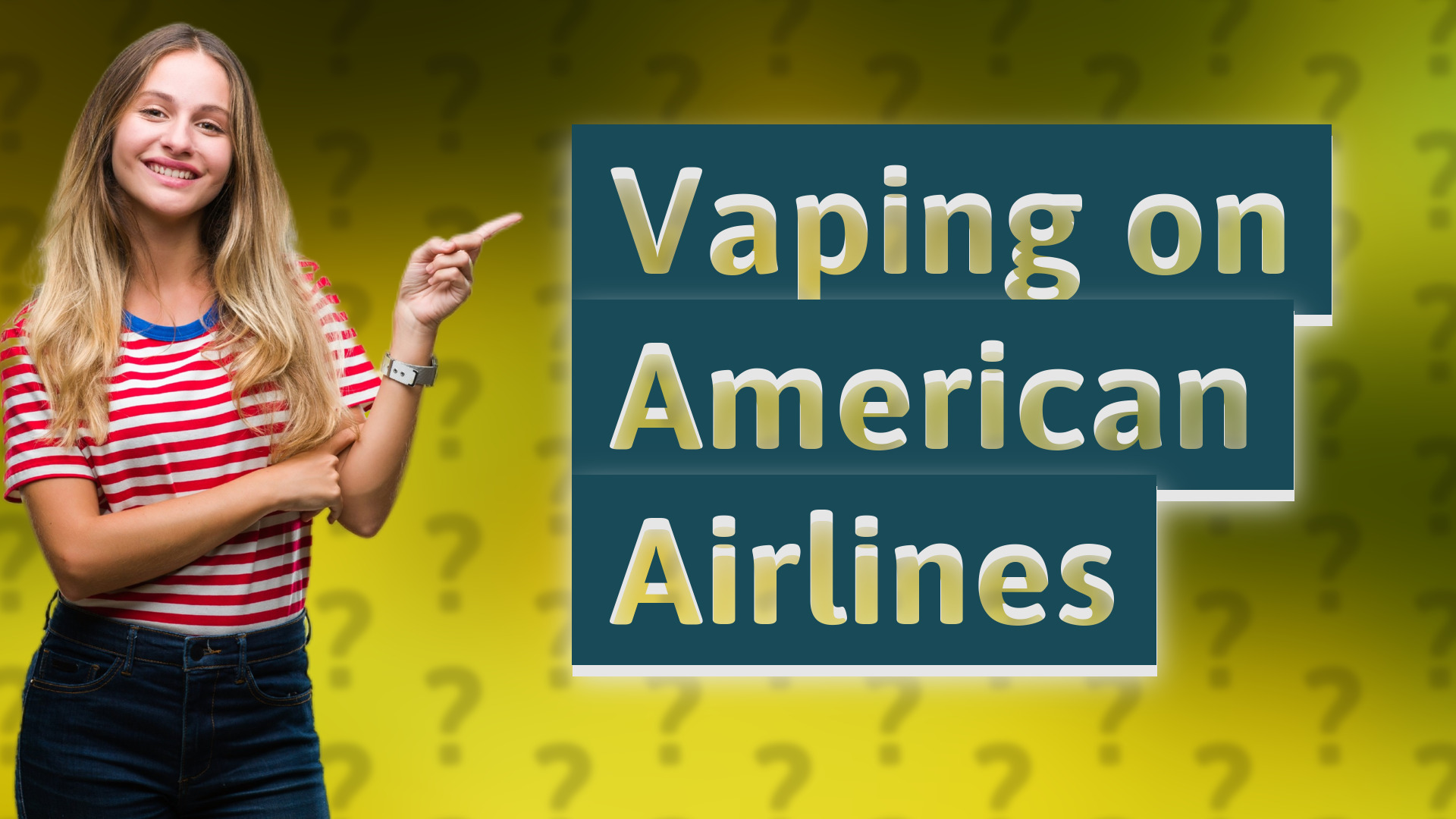 Vaping on American Airlines