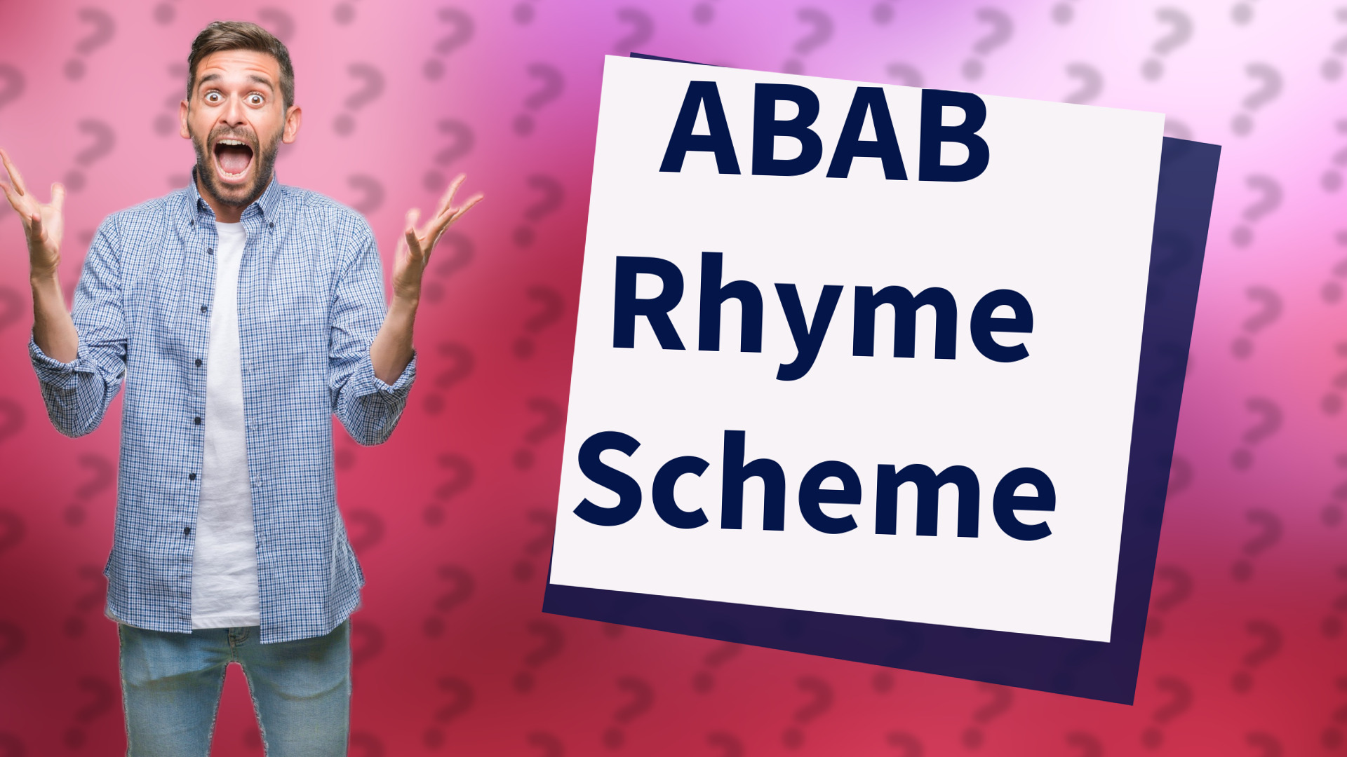 ABAB Rhyme Scheme
