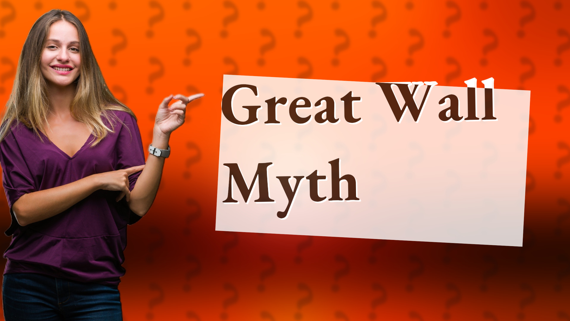 Great Wall Myth