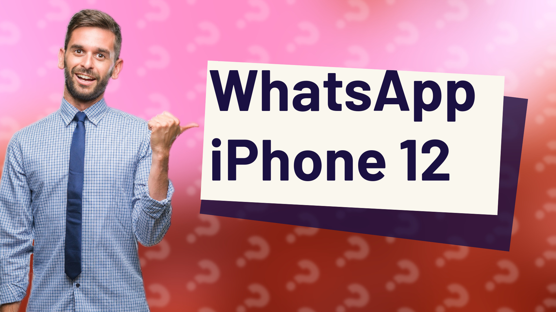 WhatsApp iPhone 12