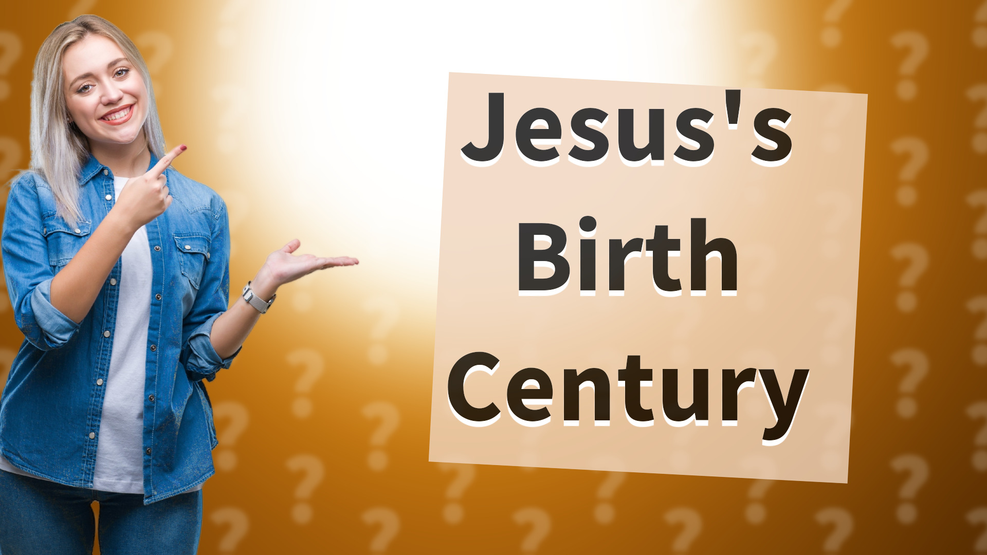 Jesus's Birth Century