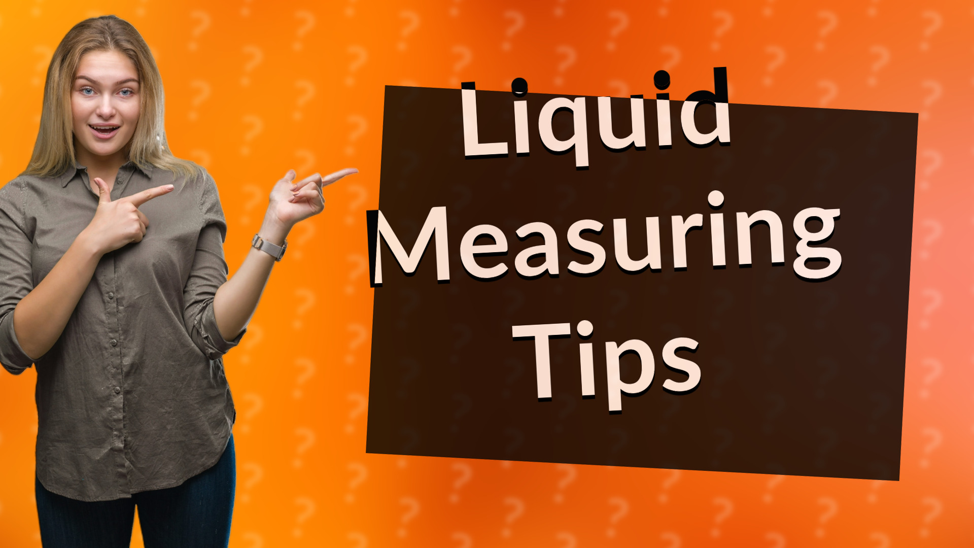 Liquid Measuring Tips