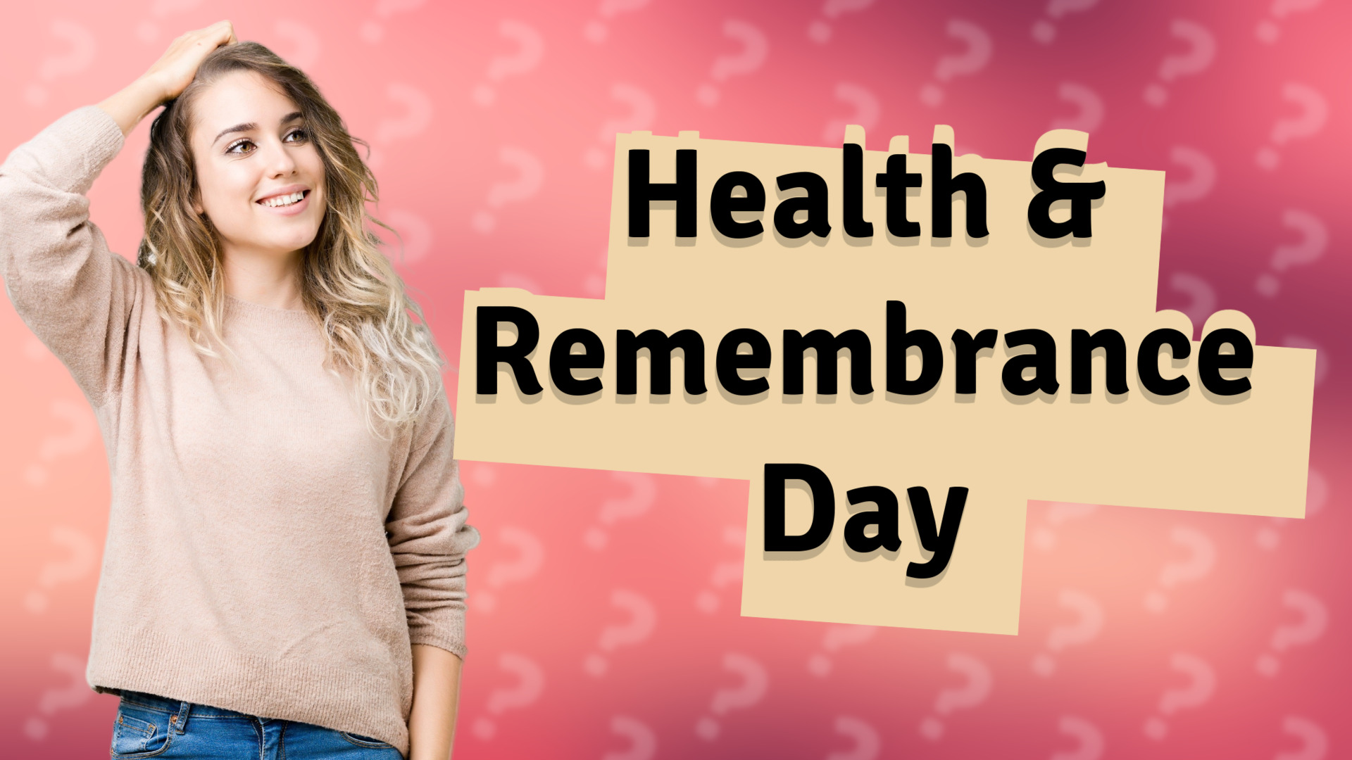 Health & Remembrance Day