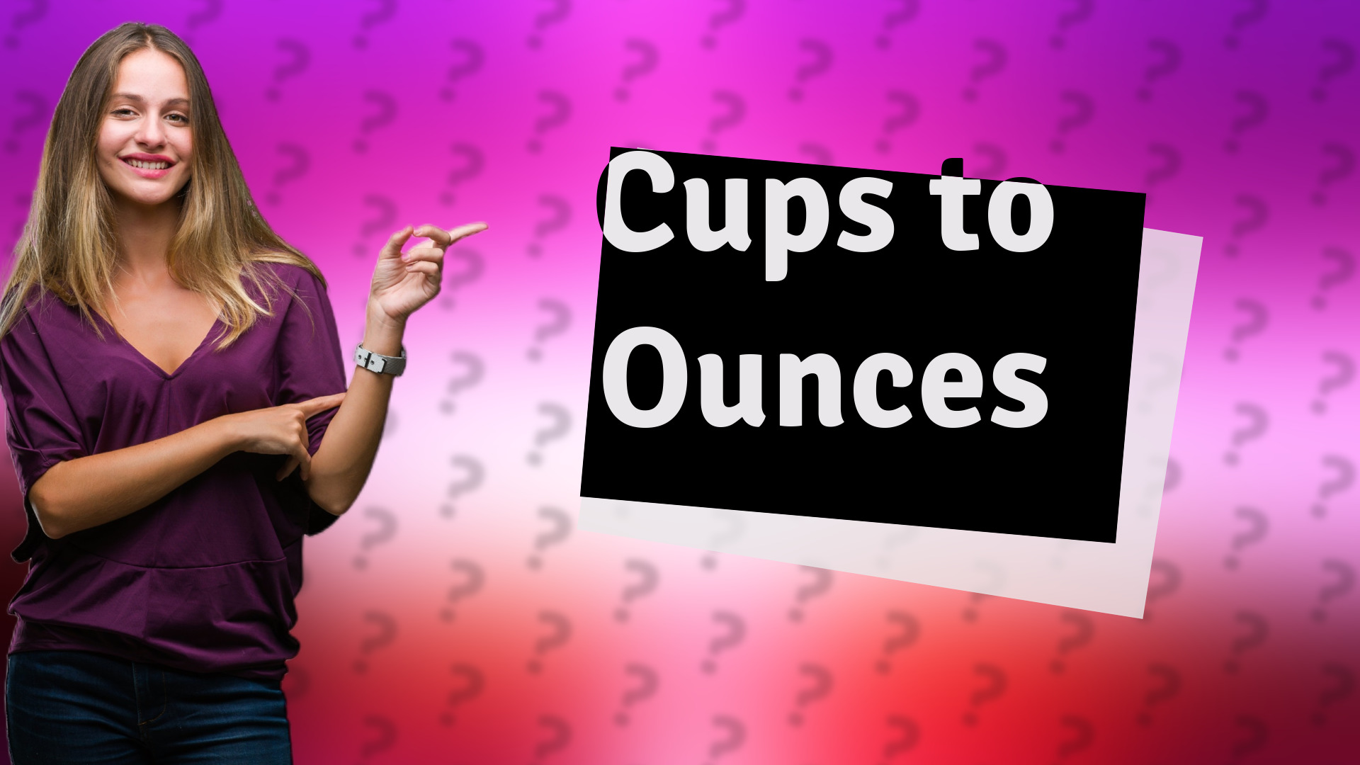 Cups to Ounces