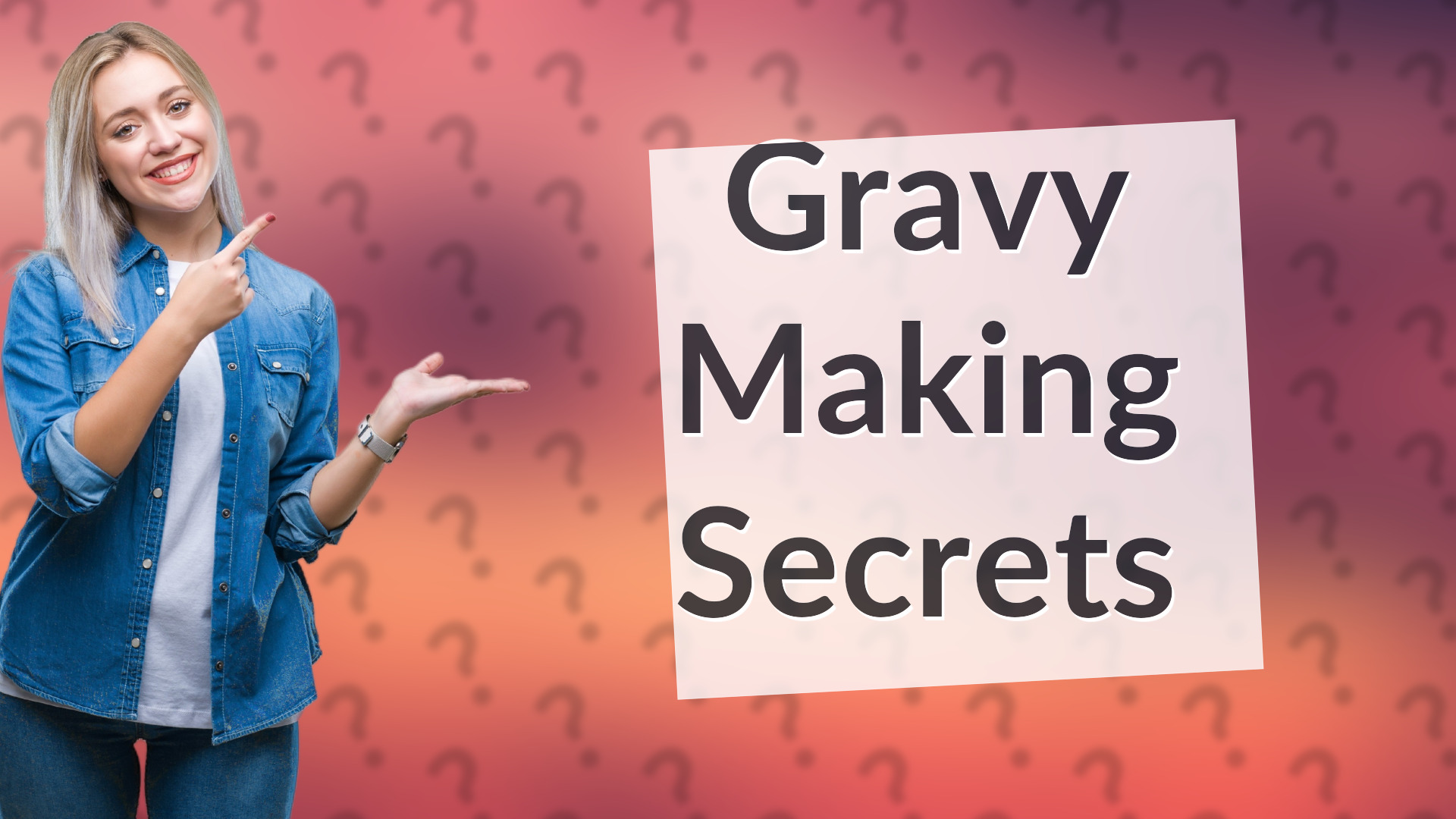 Gravy Making Secrets