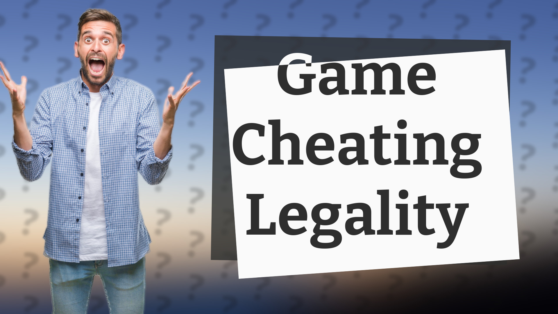 Game Cheating Legality