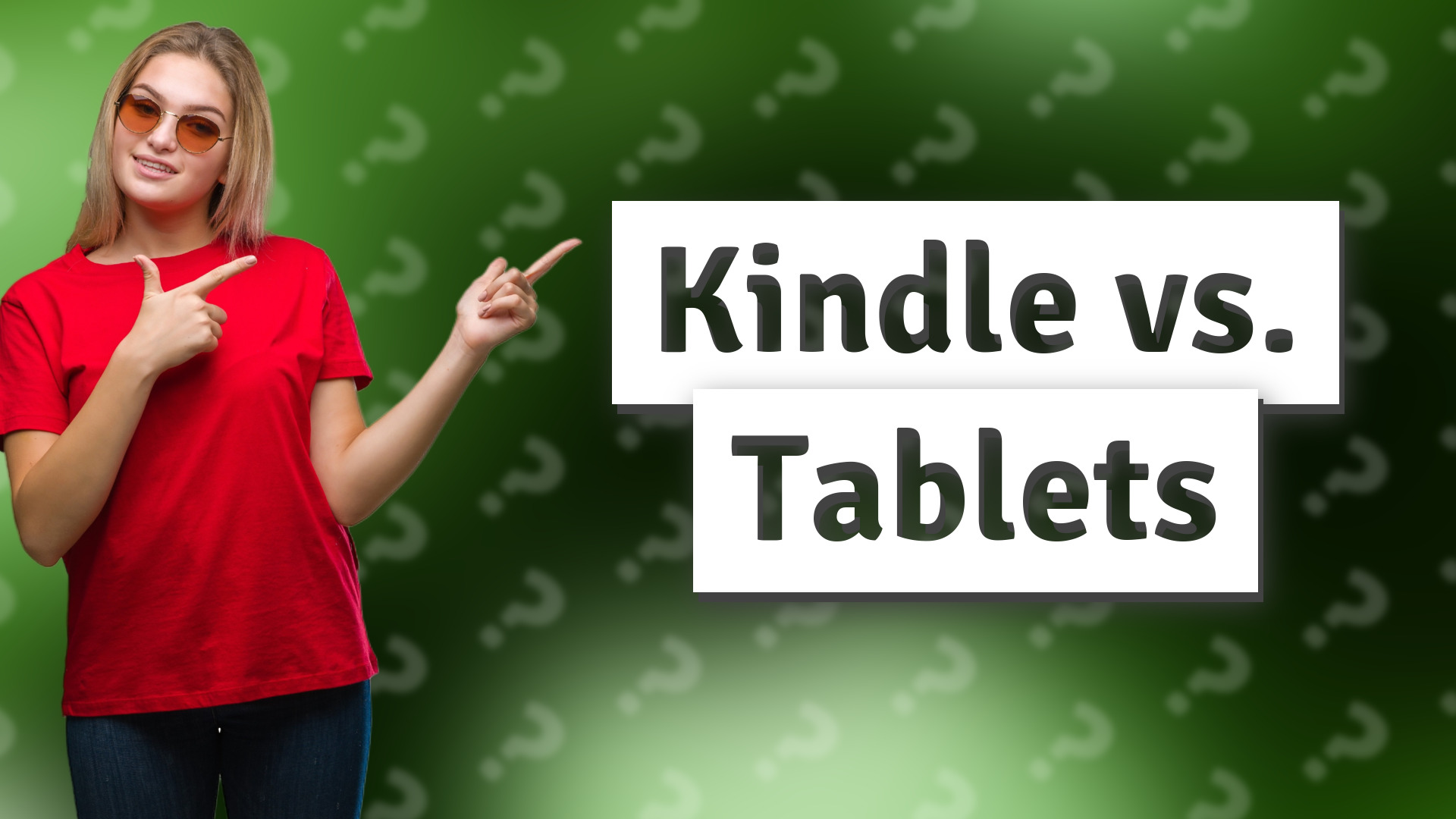 Kindle vs. Tablets