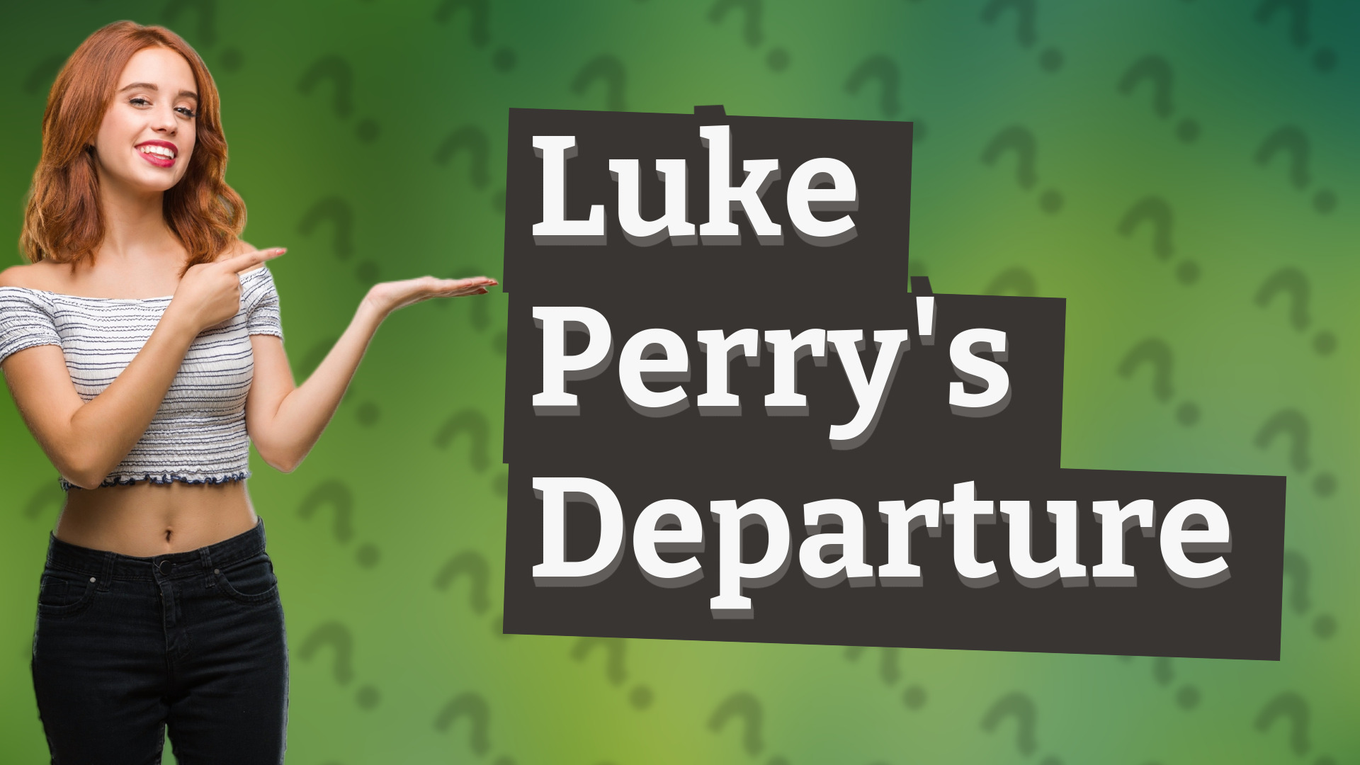 Luke Perry's Departure