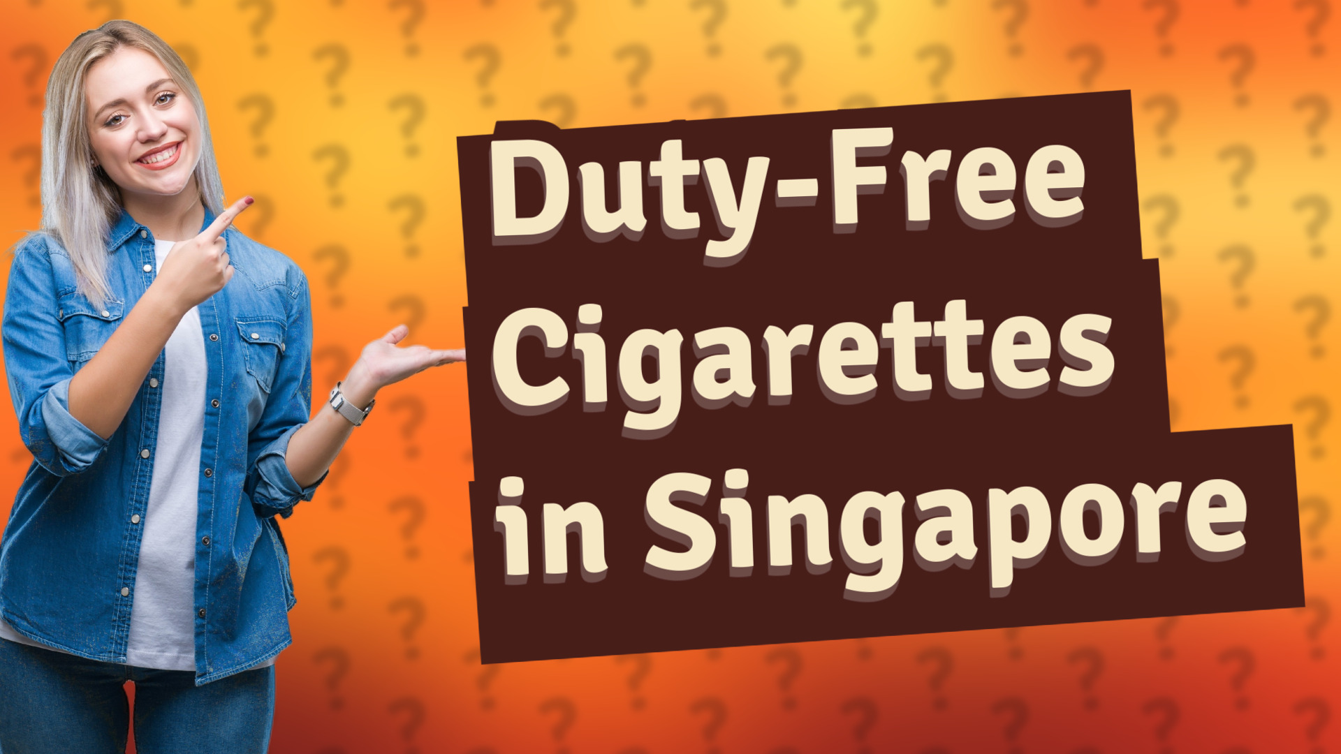 Duty-Free Cigarettes in Singapore