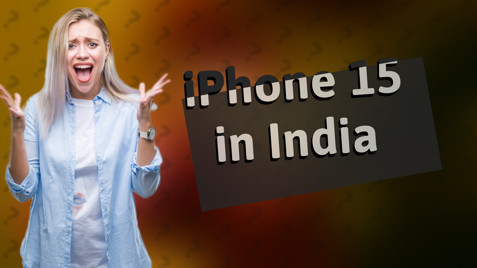 iPhone 15 in India