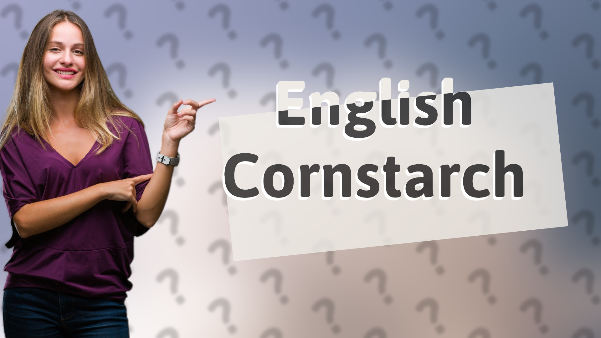 English Cornstarch