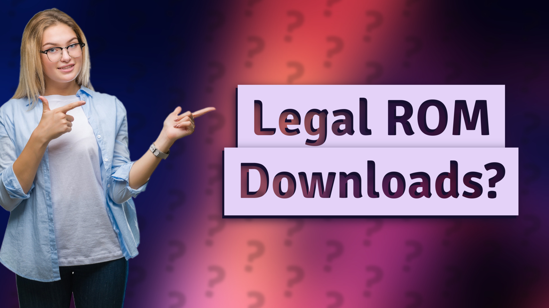 Legal ROM Downloads?