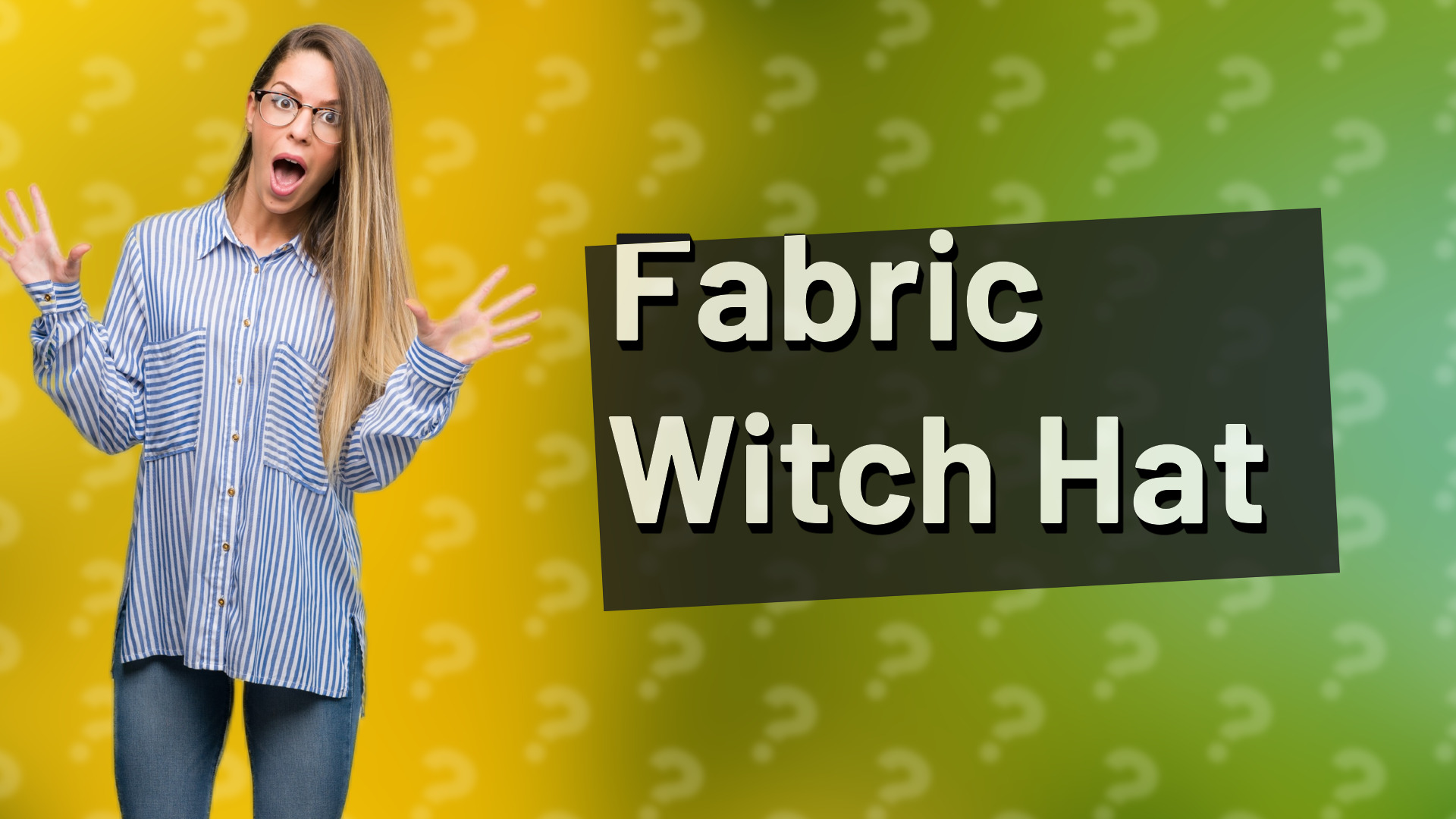 Fabric Witch Hat