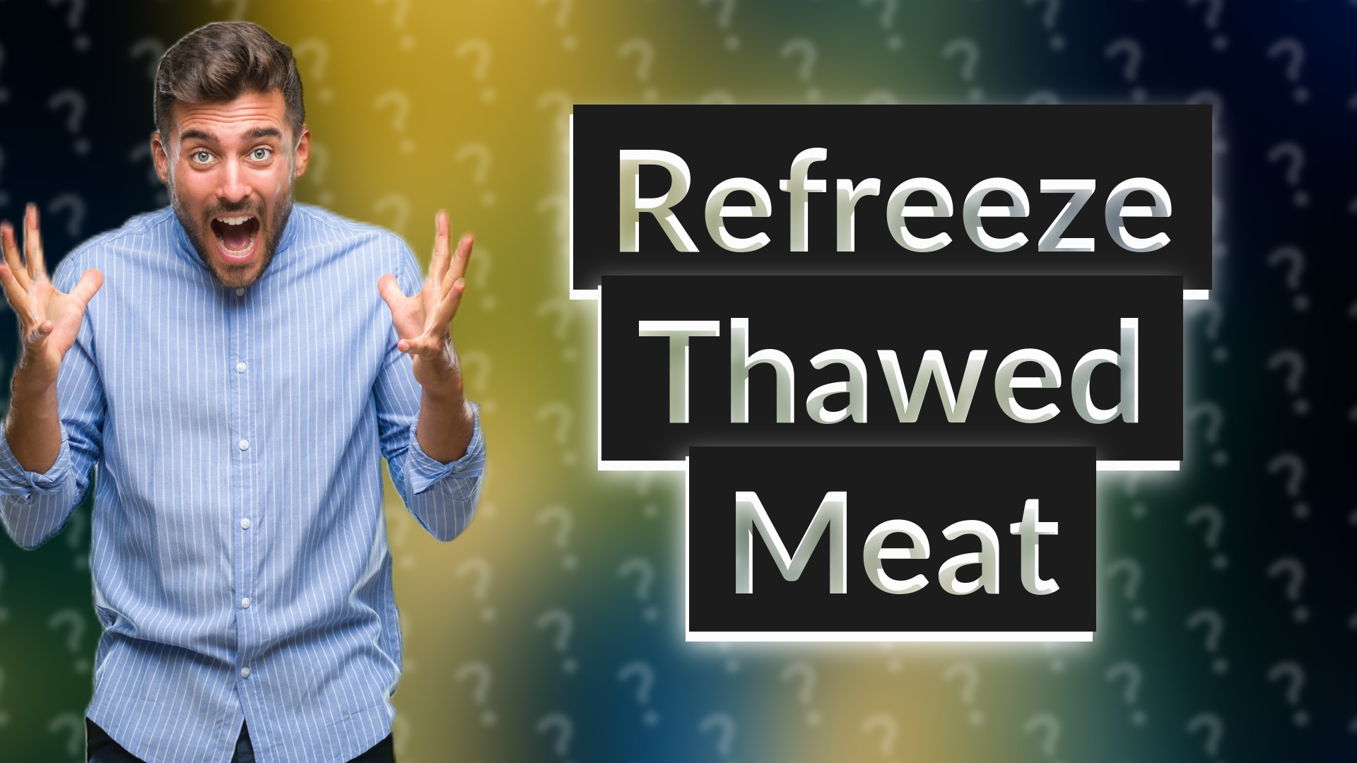Refreeze Thawed Meat