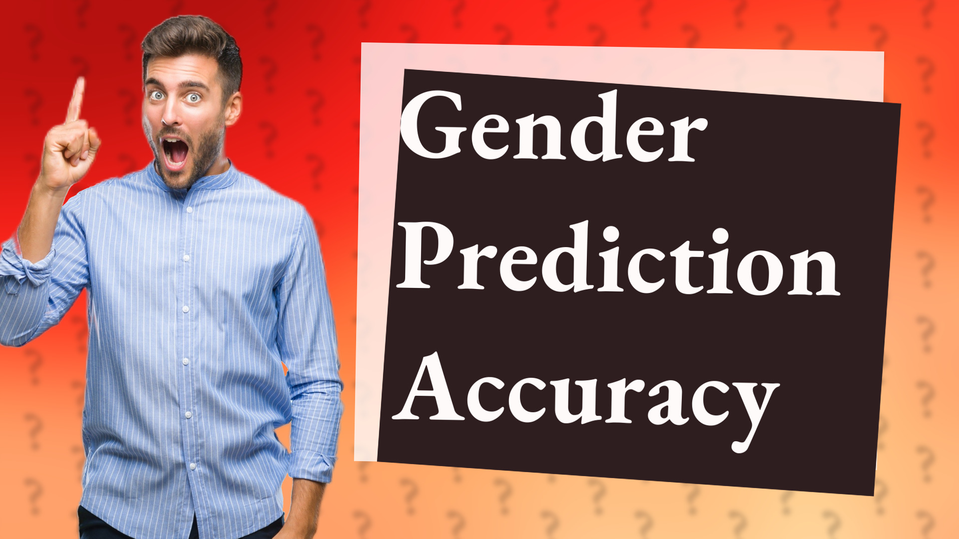 Gender Prediction Accuracy