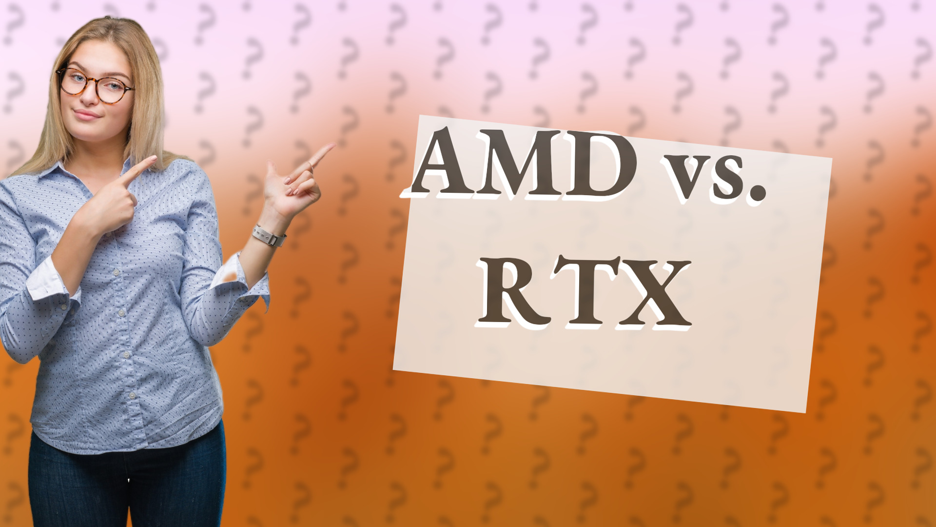 AMD vs. RTX