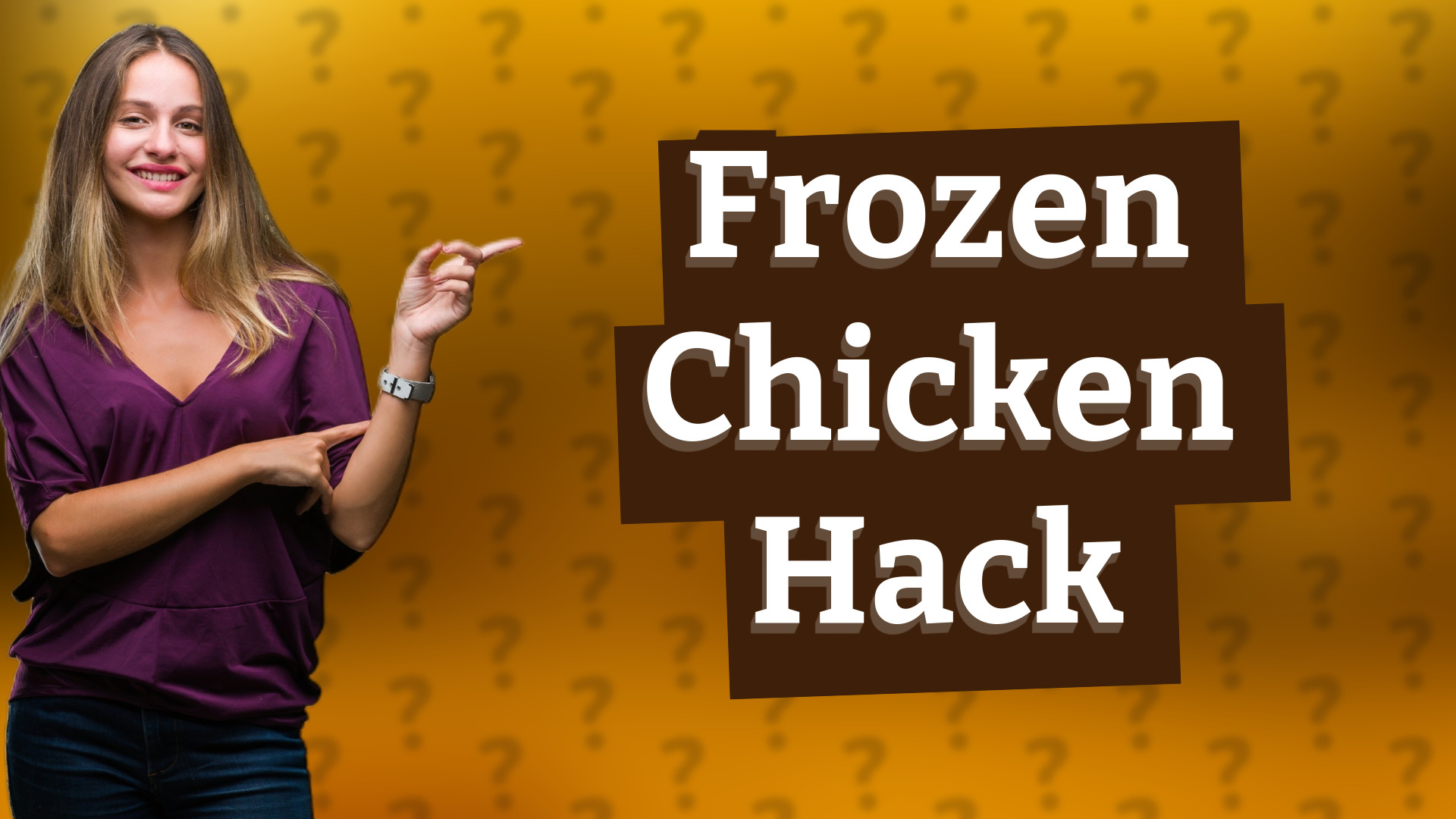 Frozen Chicken Hack