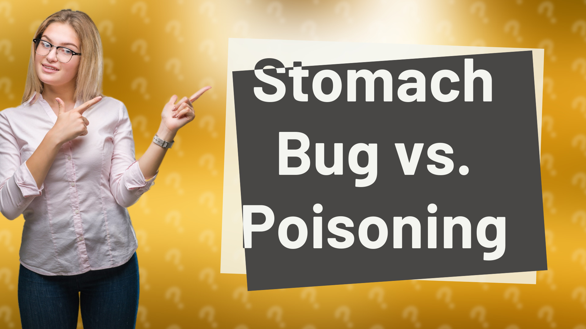 Stomach Bug vs. Poisoning