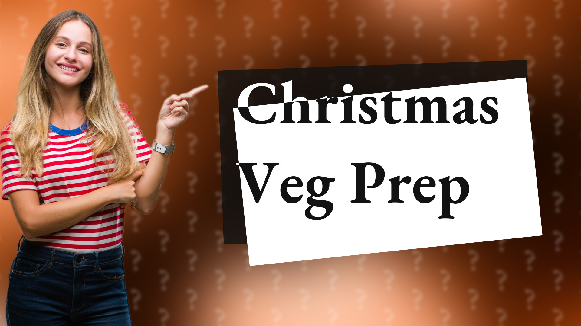 Christmas Veg Prep