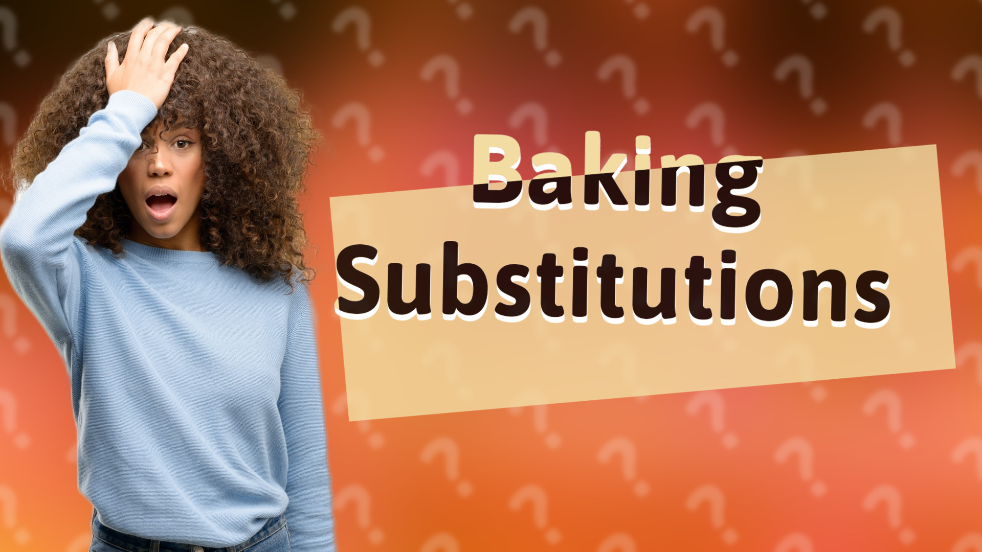 Baking Substitutions