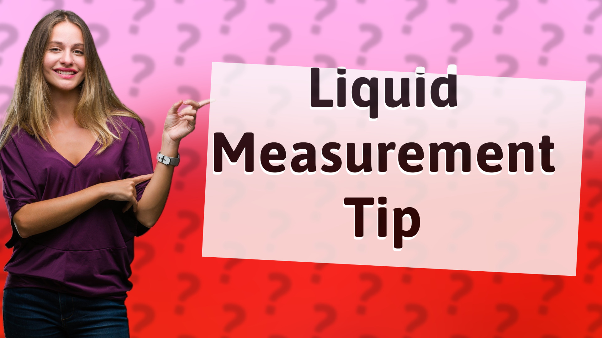 Liquid Measurement Tip