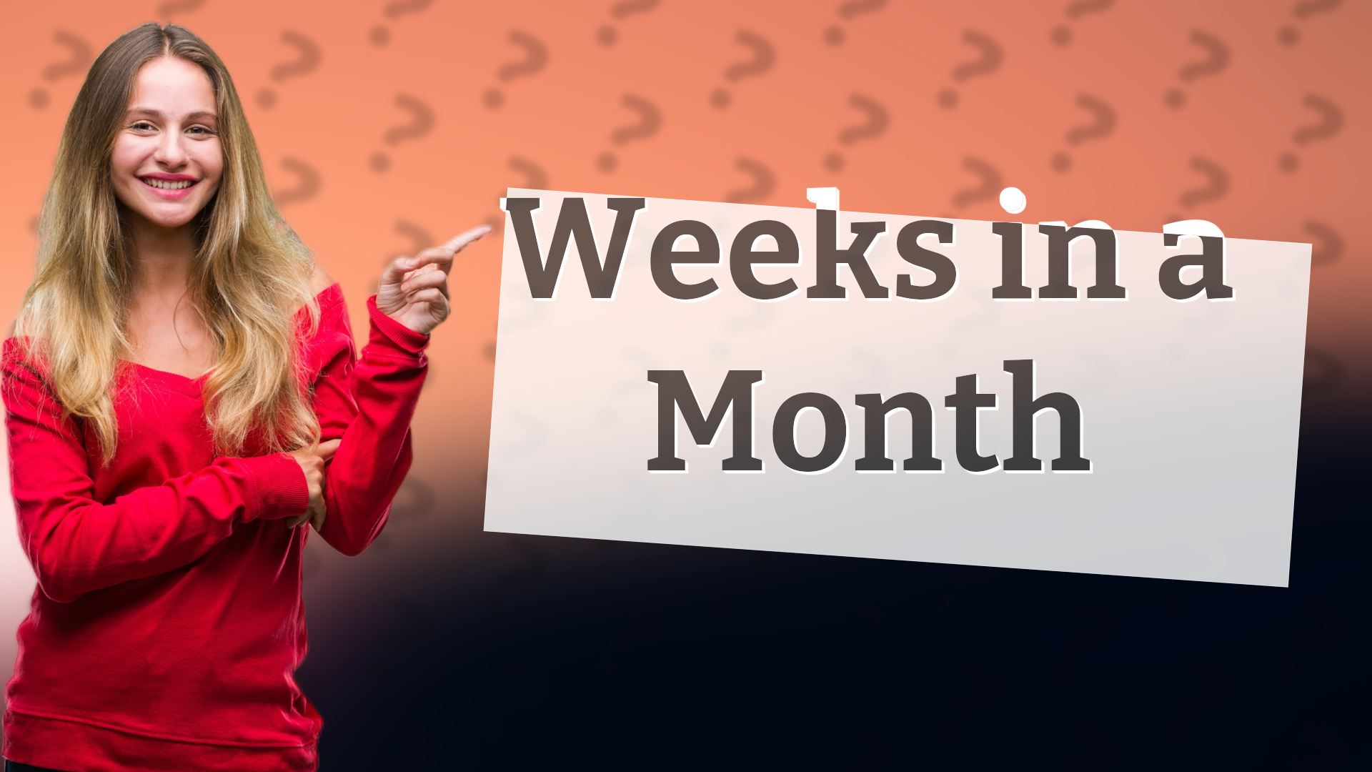 Weeks in a Month