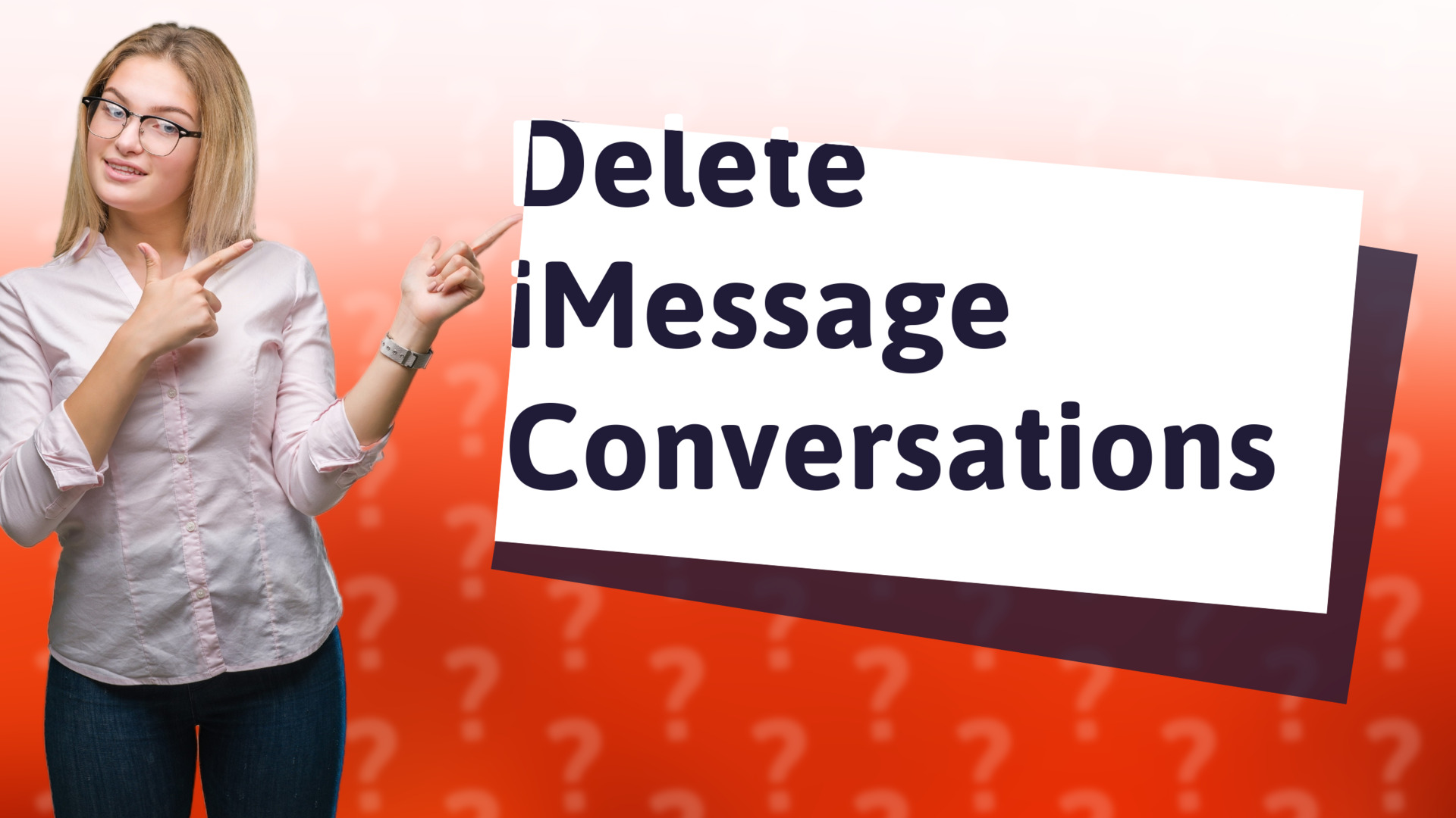 Delete iMessage Conversations
