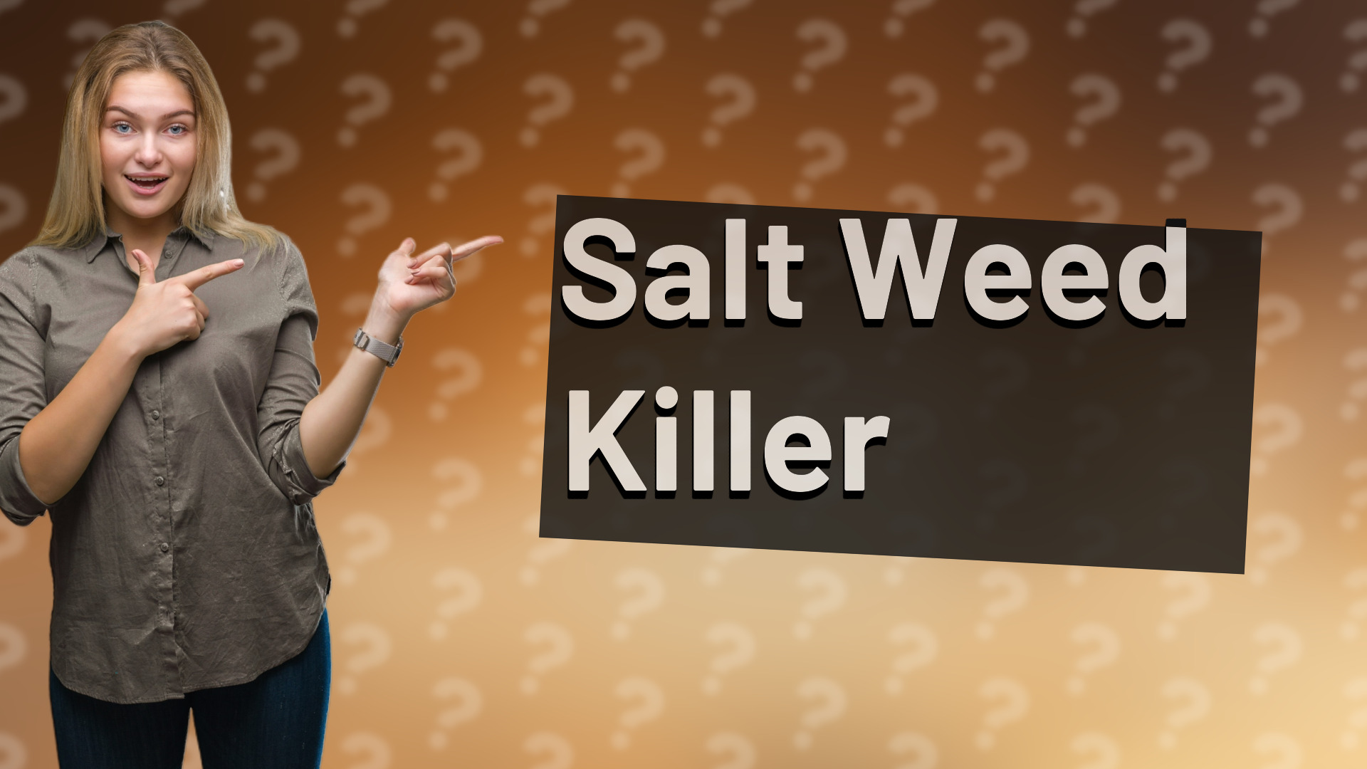 Salt Weed Killer