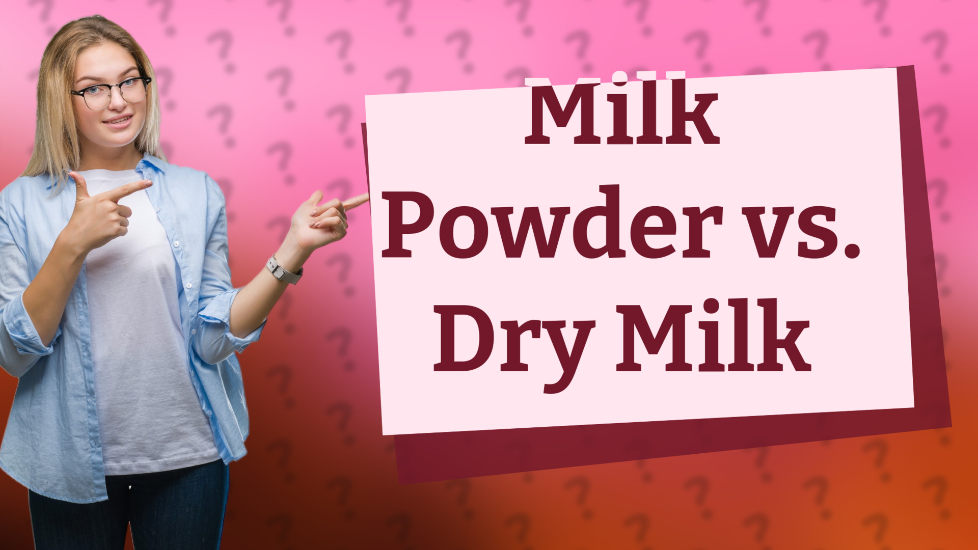Milk Powder vs. Dry Milk