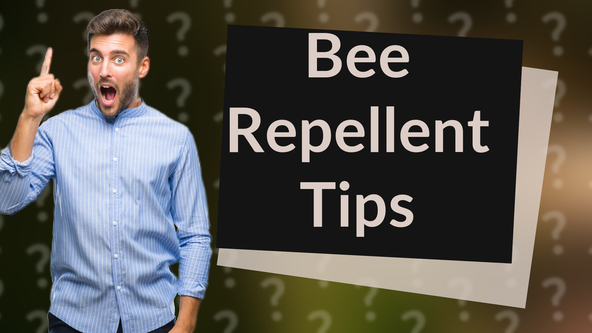 Bee Repellent Tips
