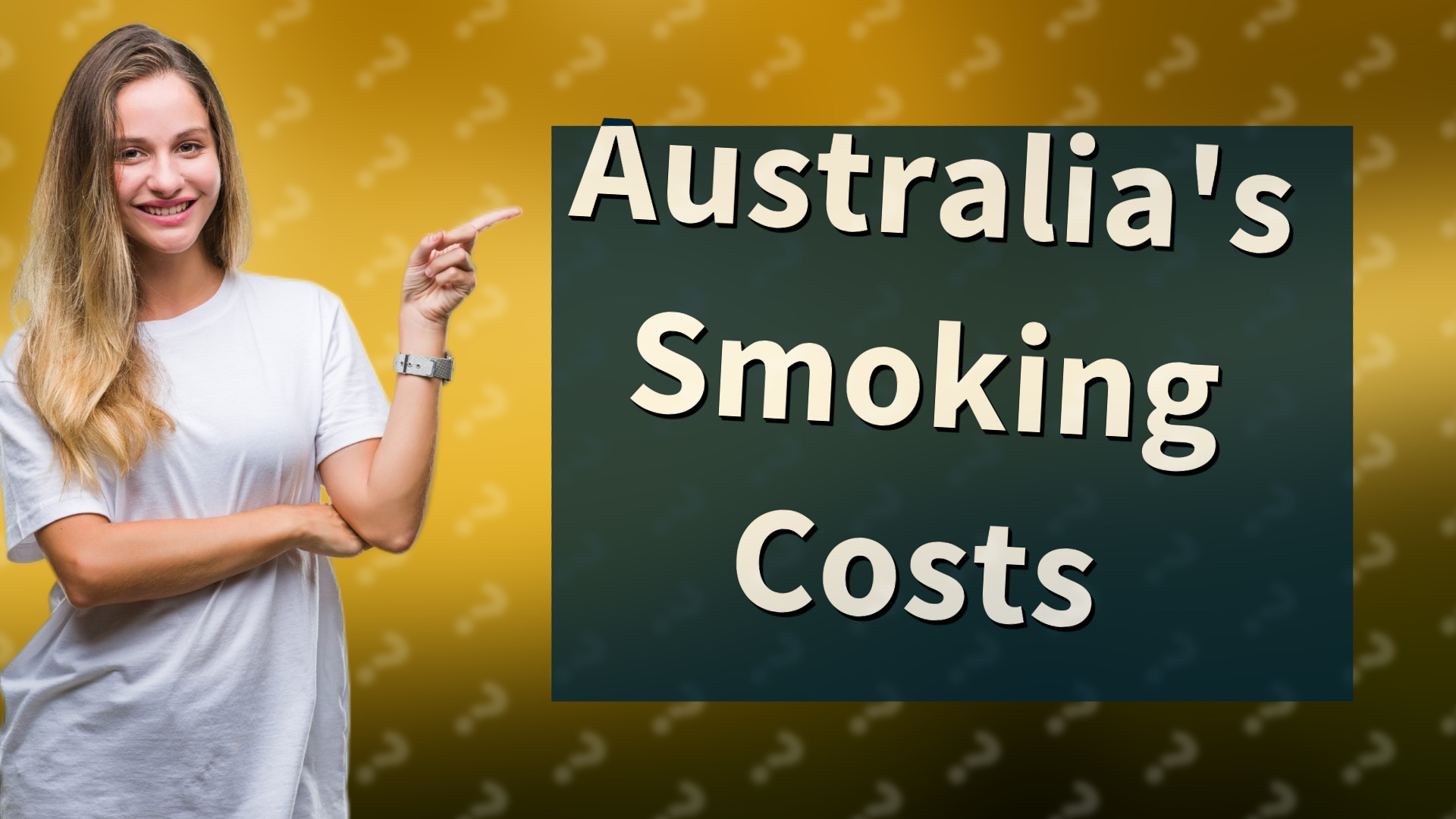 Australia's Smoking Costs