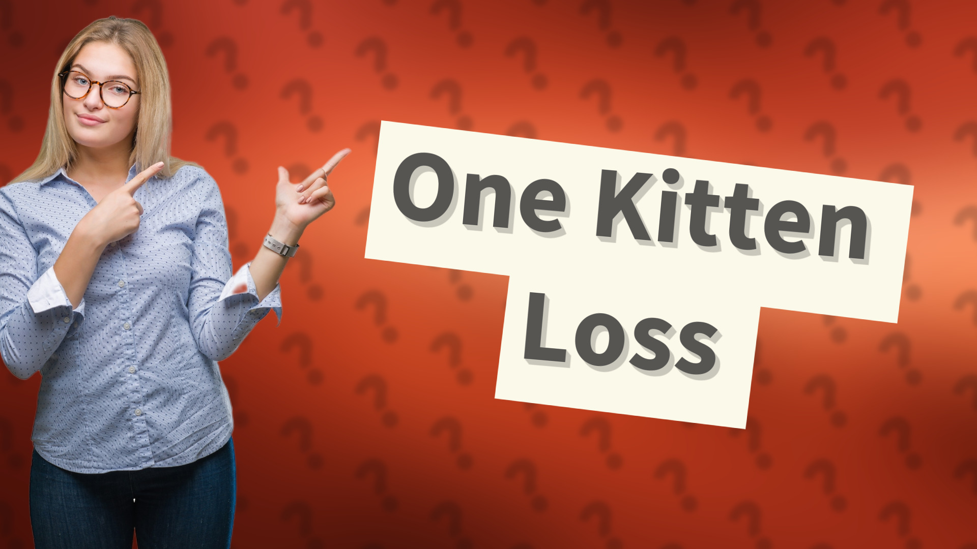One Kitten Loss