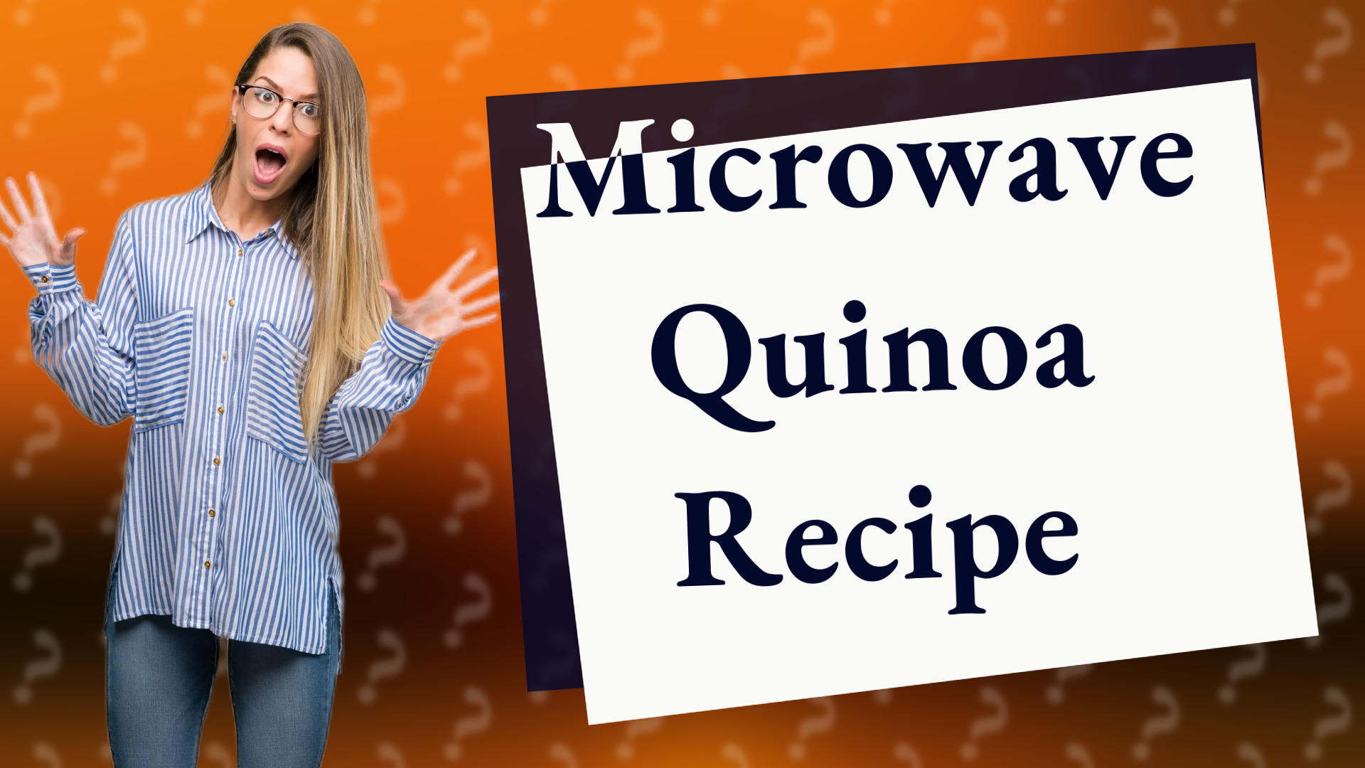 Microwave Quinoa Recipe