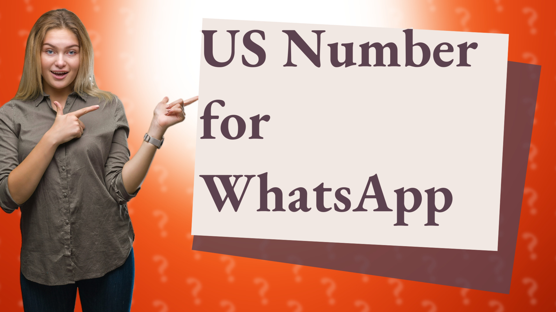 US Number for WhatsApp