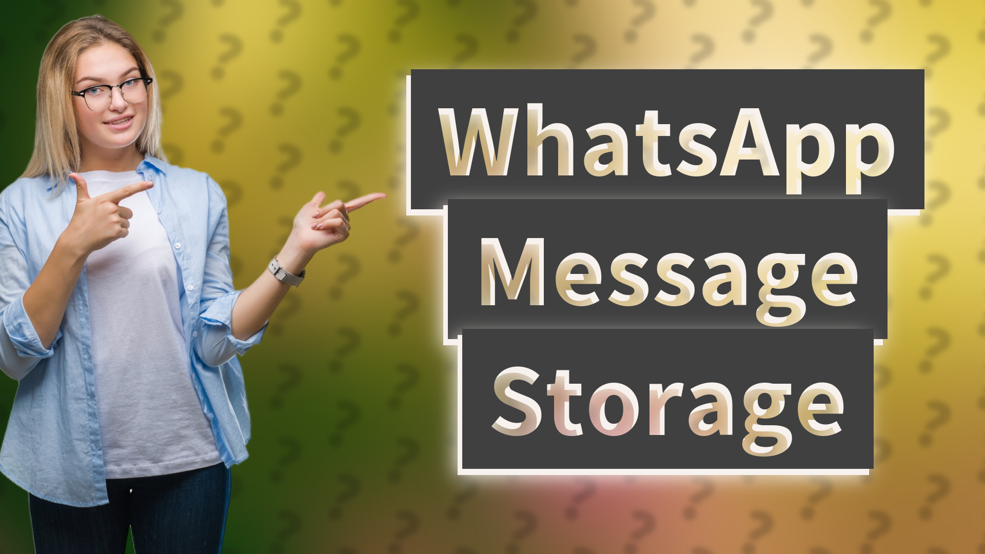 WhatsApp Message Storage