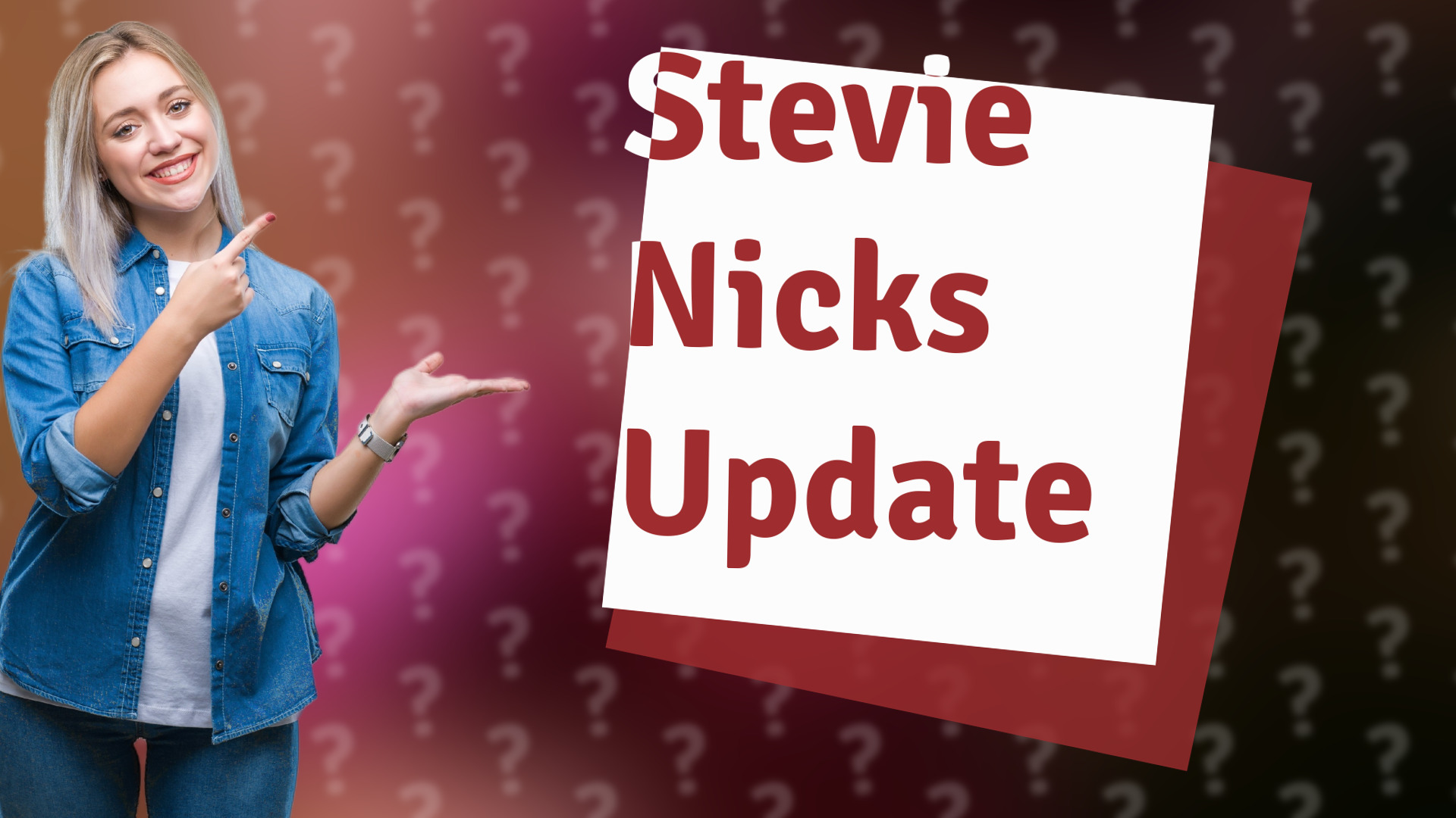 Stevie Nicks Update