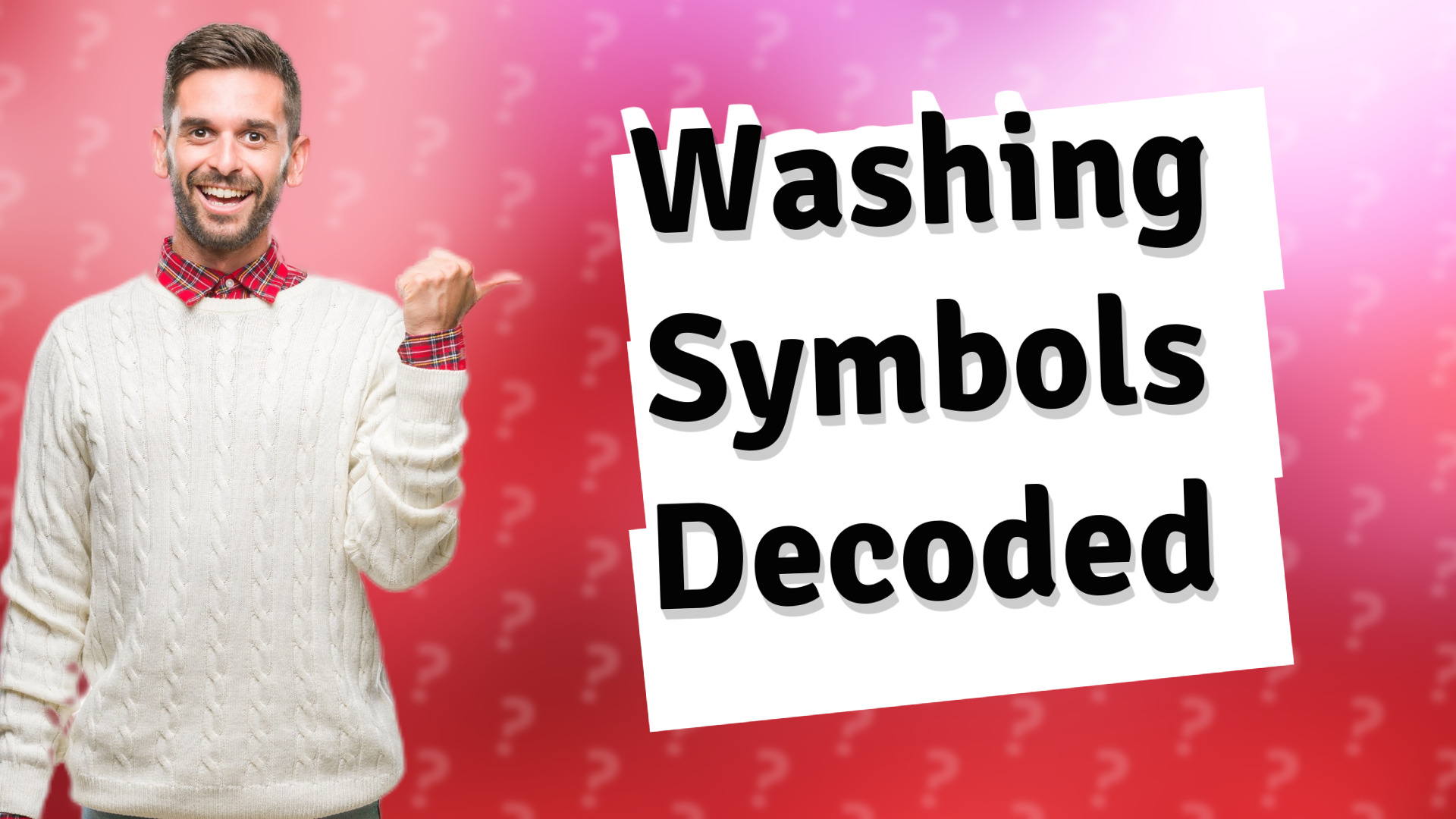 Washing Symbols Decoded