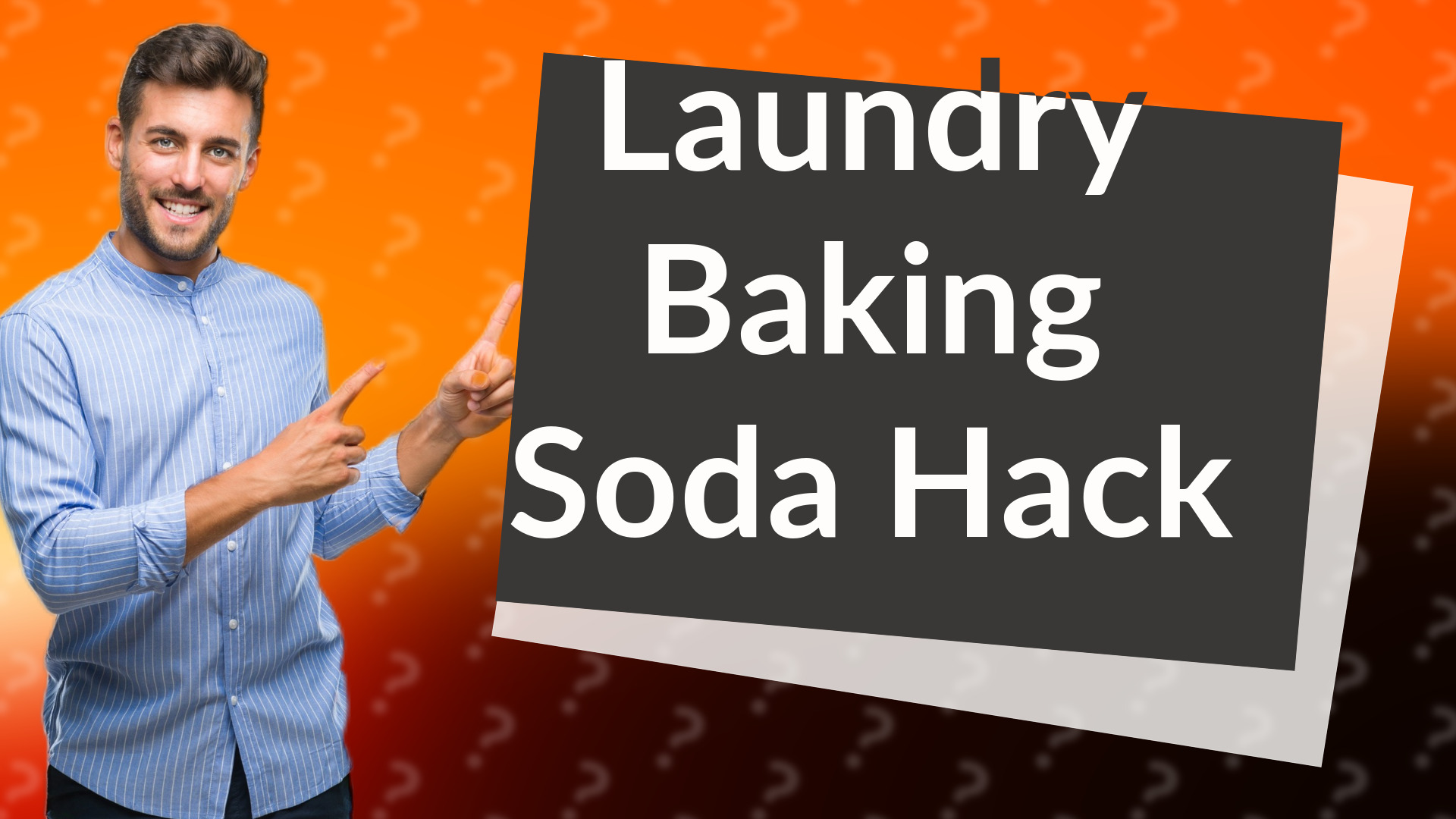 Laundry Baking Soda Hack